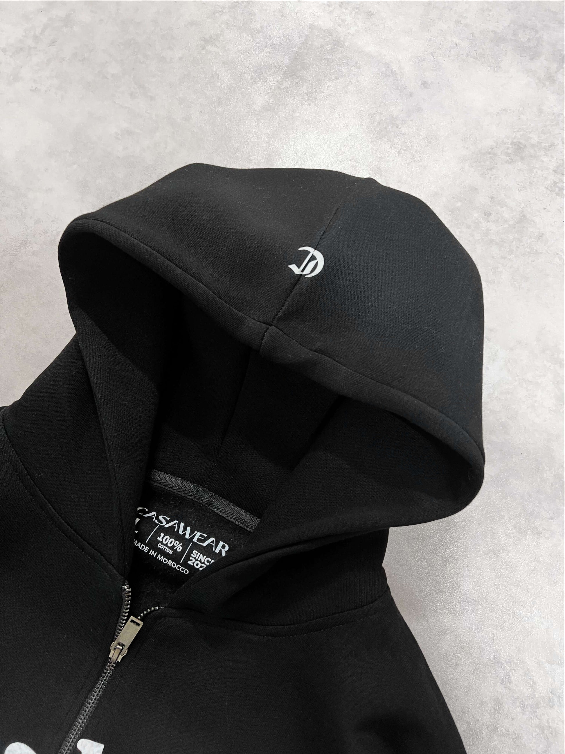 breaking the rules zipper - black