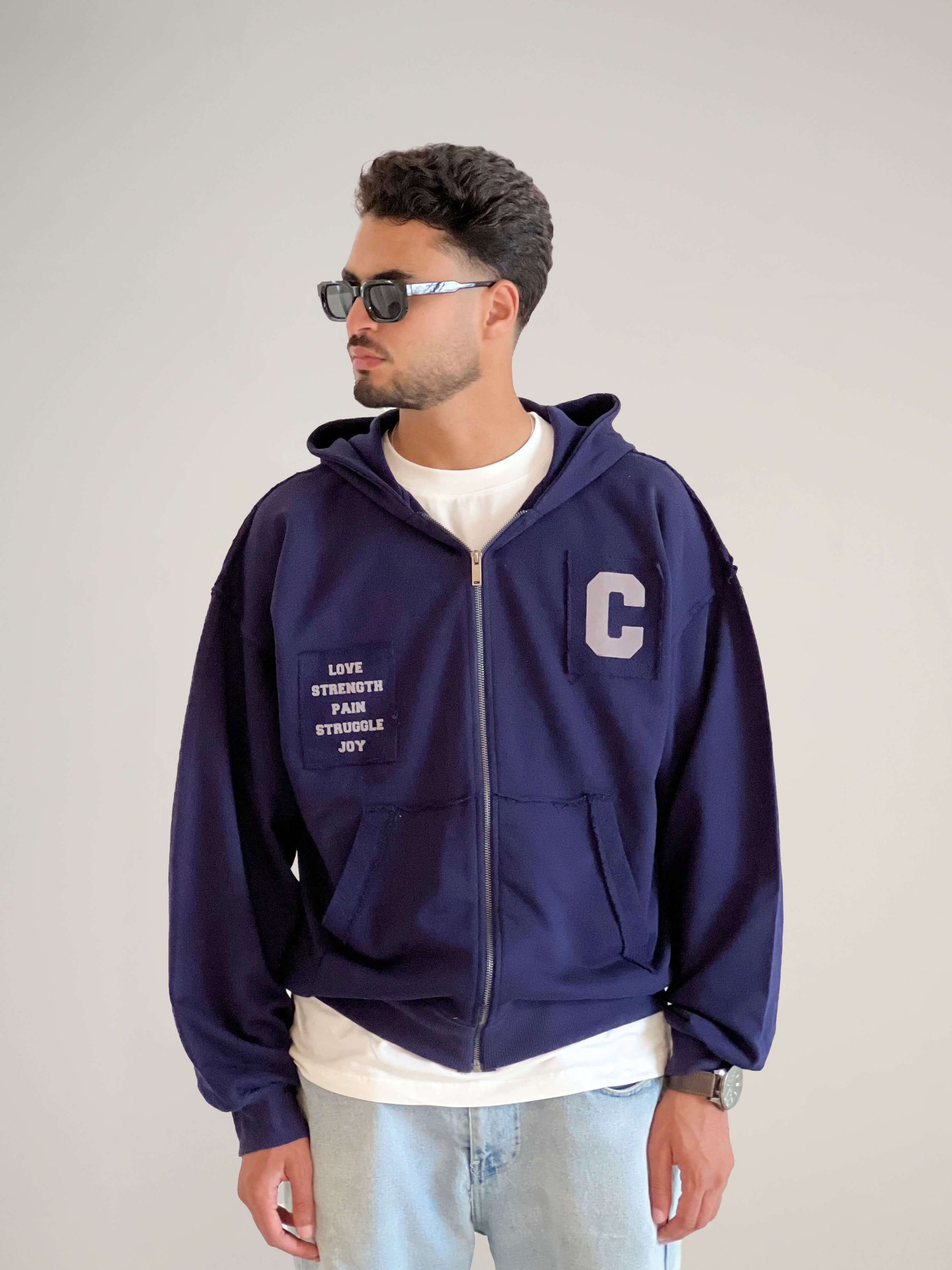 some feelings never leave - ZIPPER HOODIE
