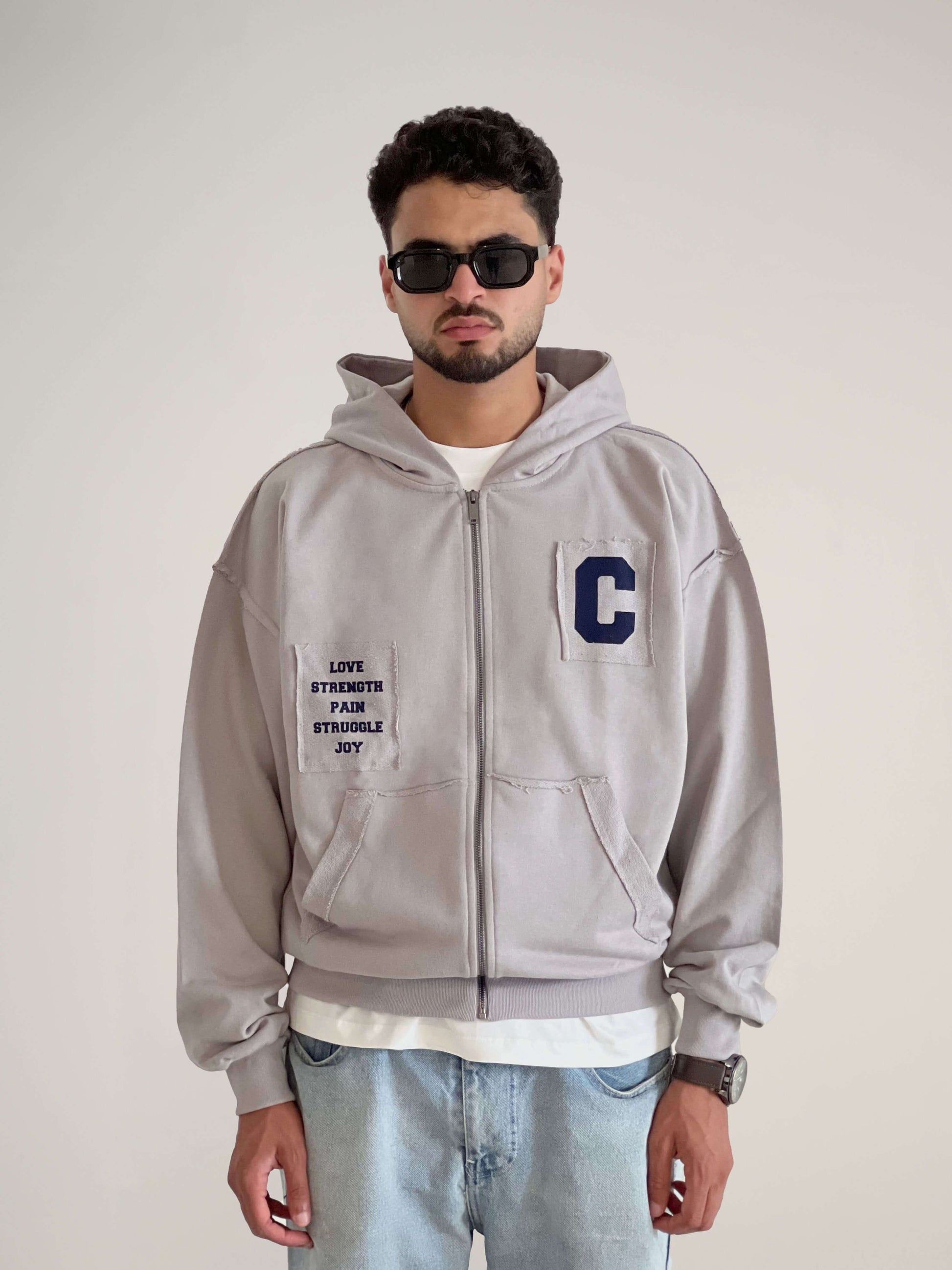 some feelings never leave - ZIPPER HOODIE