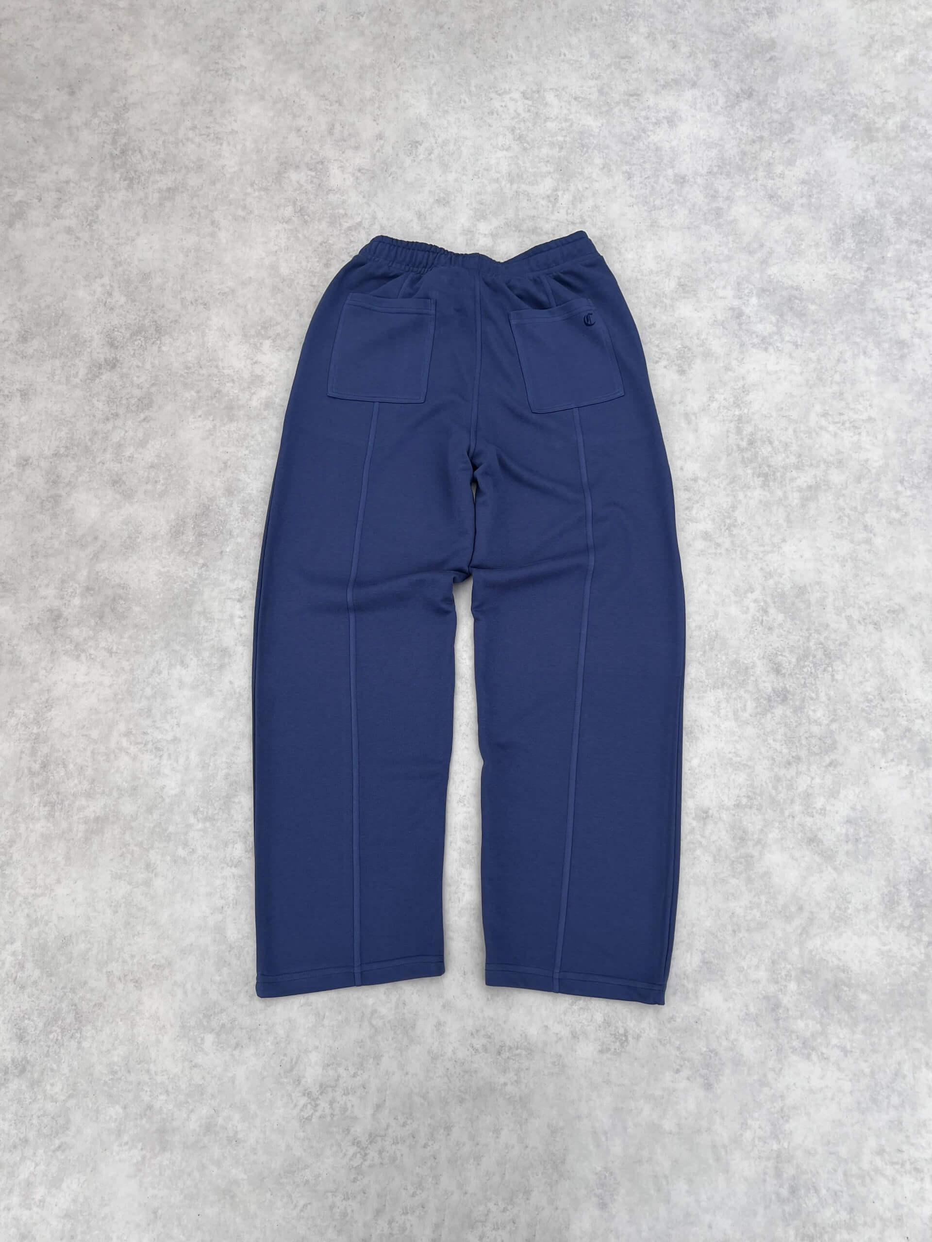 wide-legs sweatpant – indigo