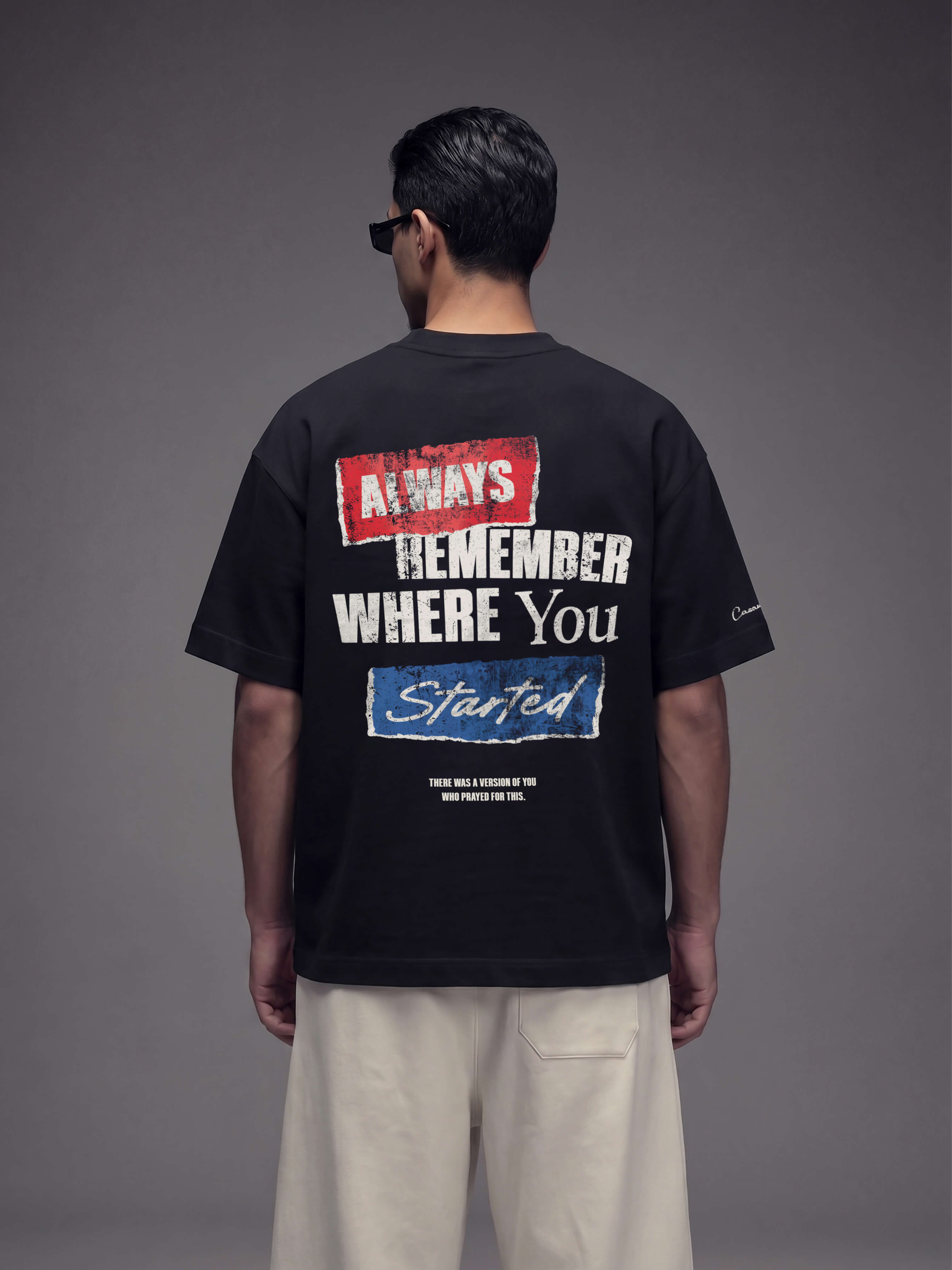 Always Remember Where... T-shirt - Black