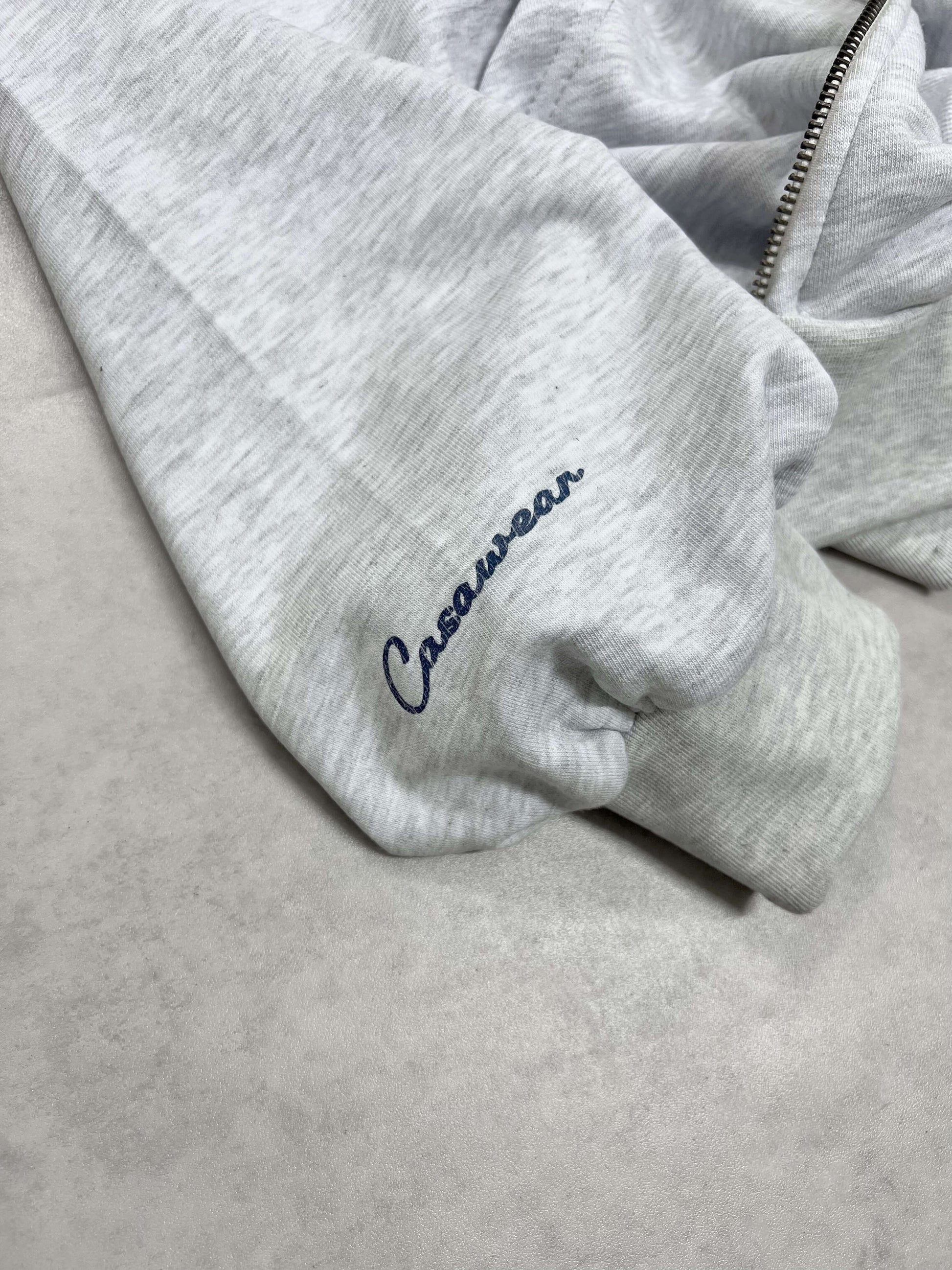 Nothing Was Wasted Double Zipper - Heather Grey