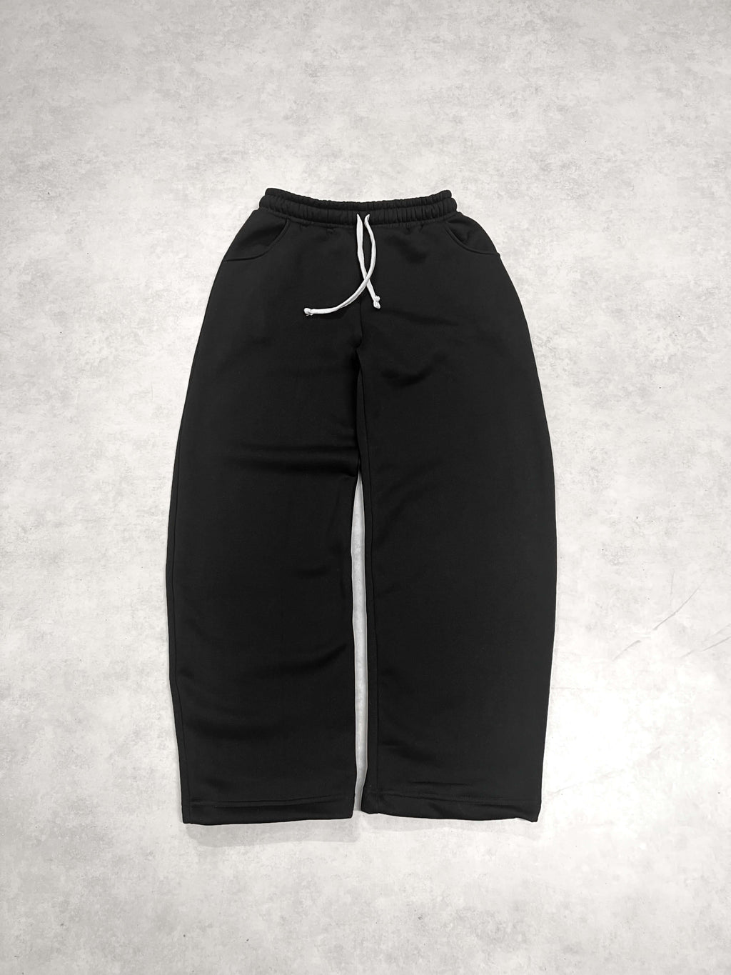 SIGNATURE baggy sweatpant  - black