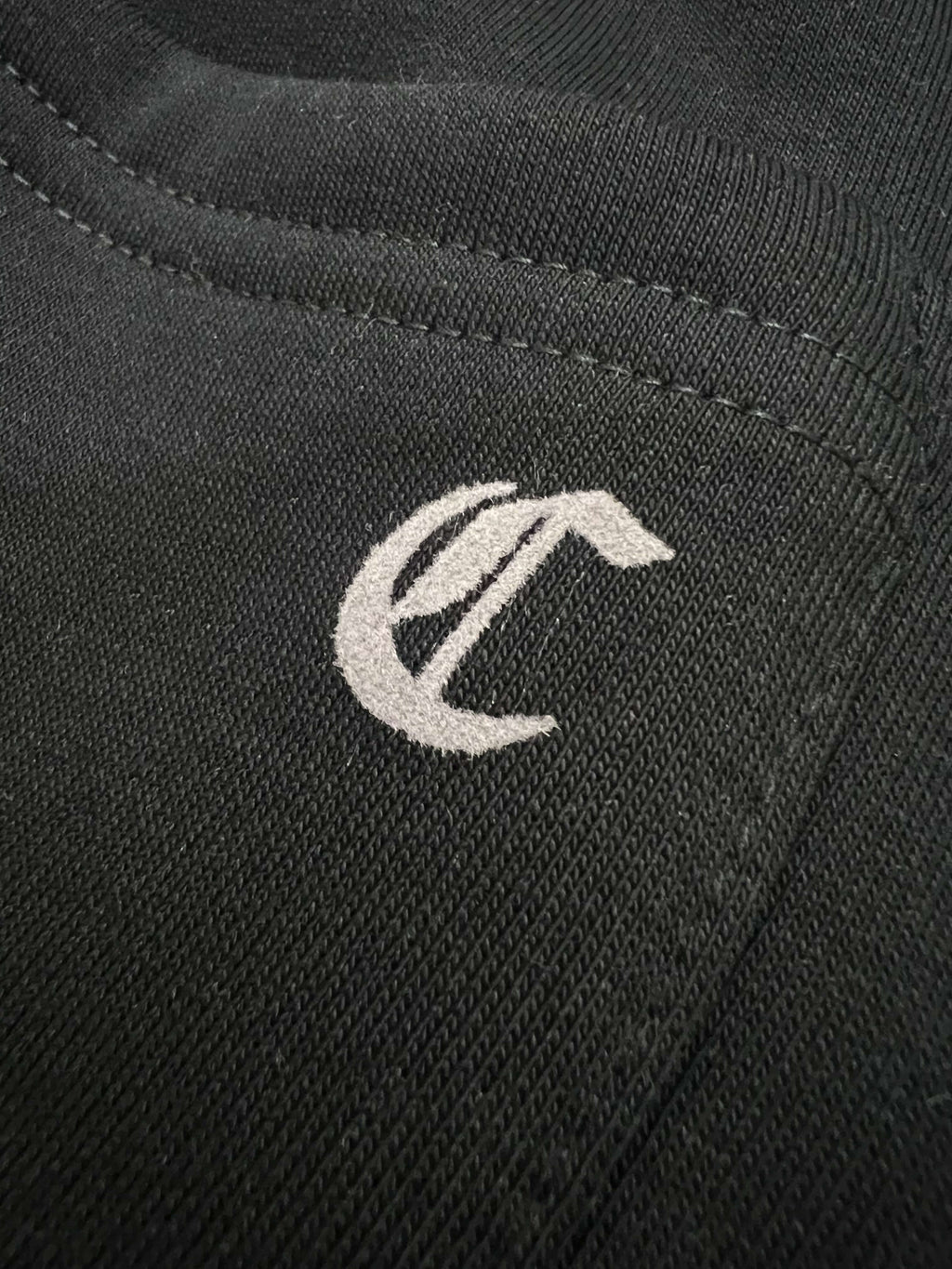 SIGNATURE baggy sweatpant  - black