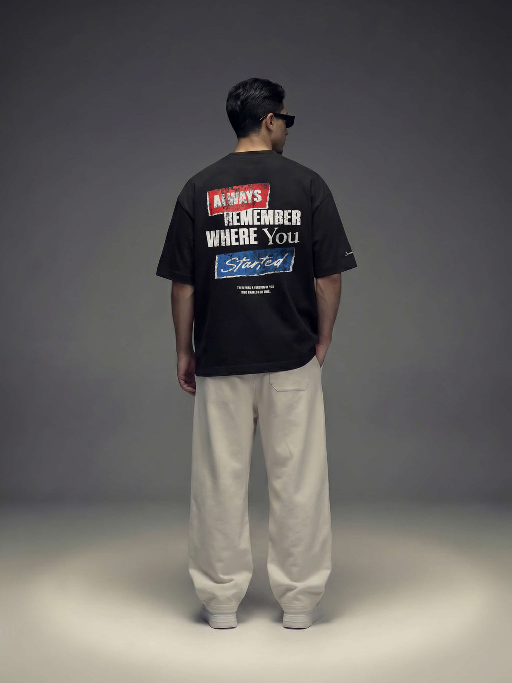 Always Remember Where... T-shirt - Black