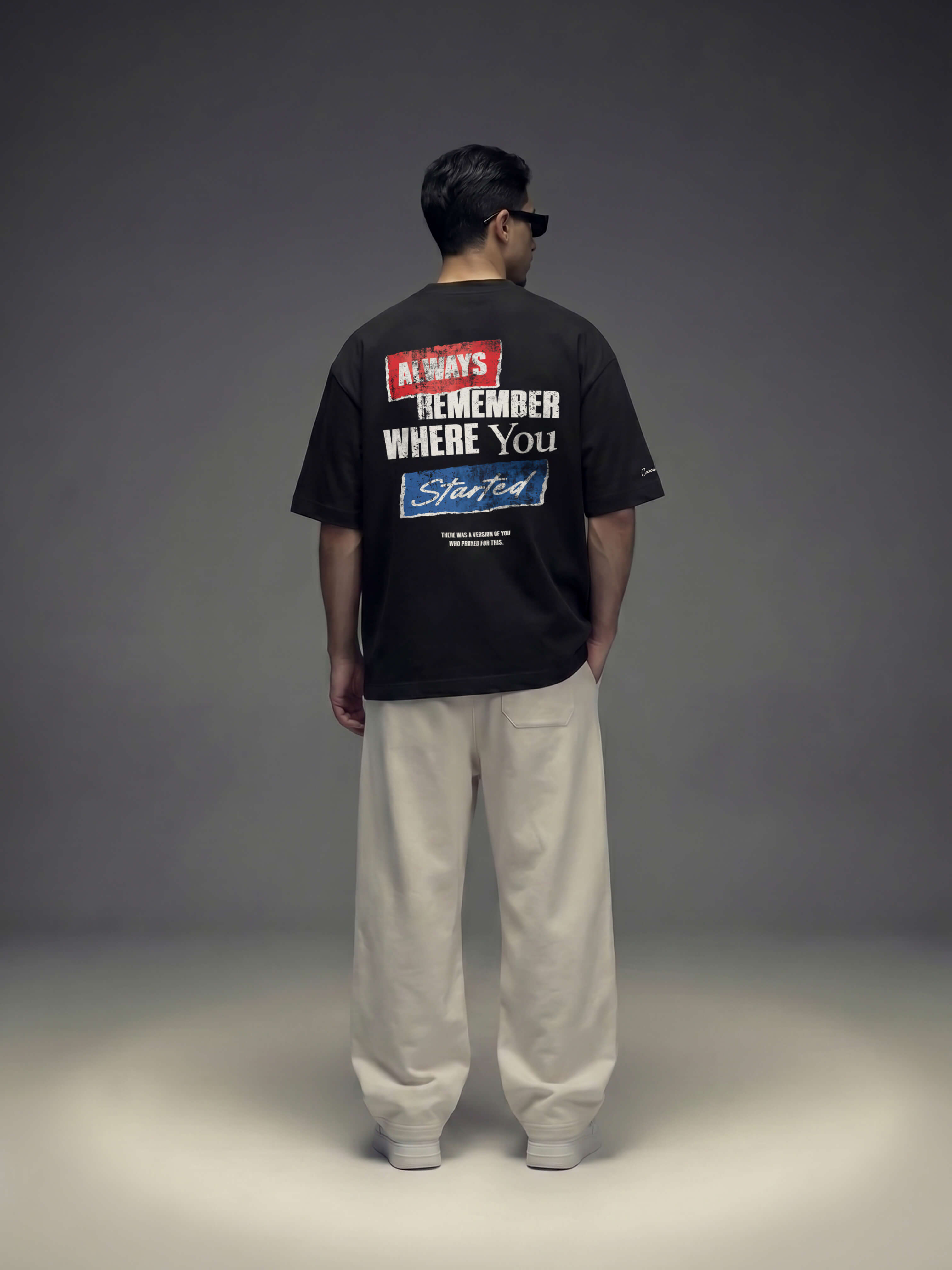 Always Remember Where... T-shirt - Black