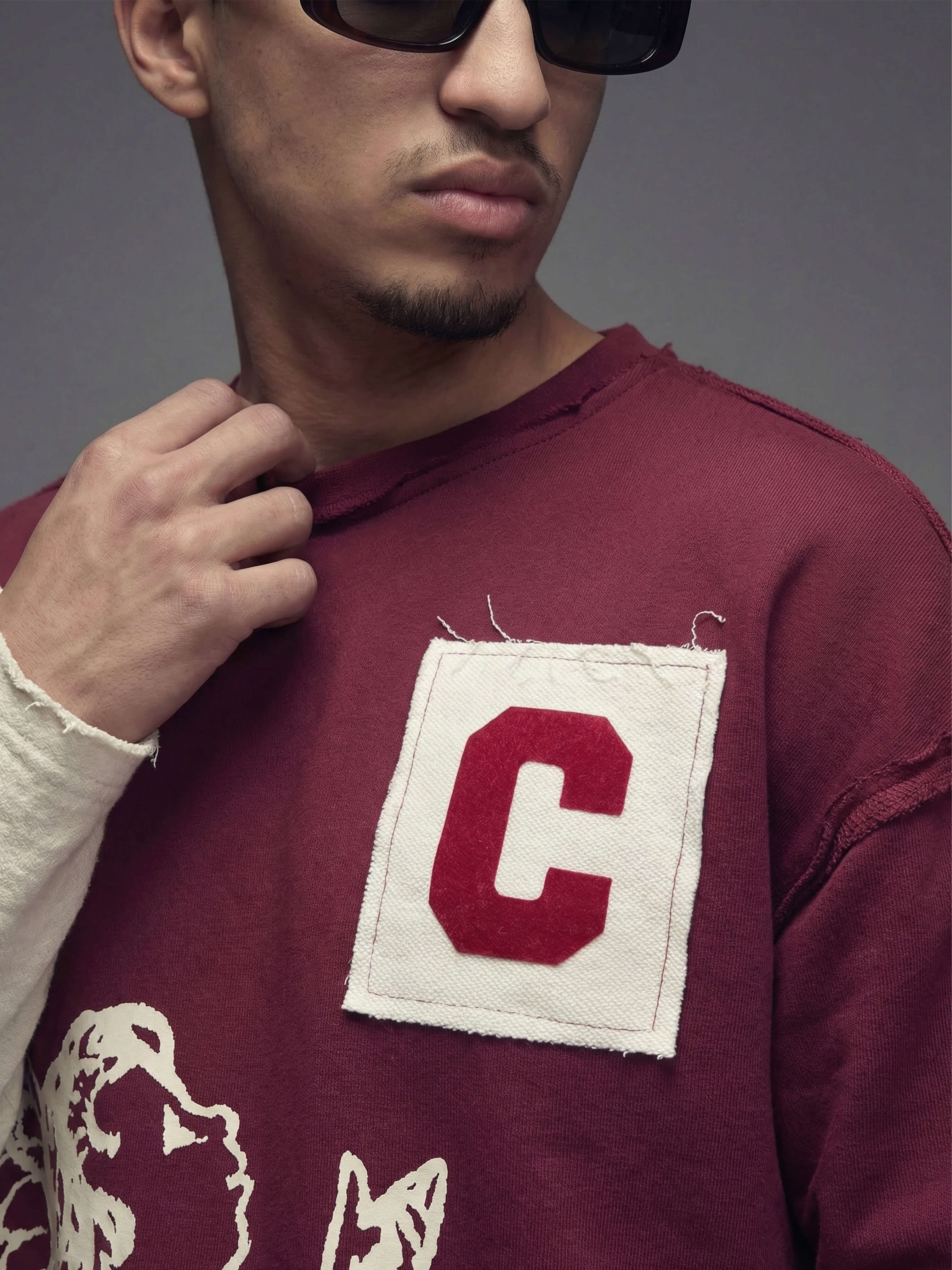 Reaching the top Double sleeves - Wine