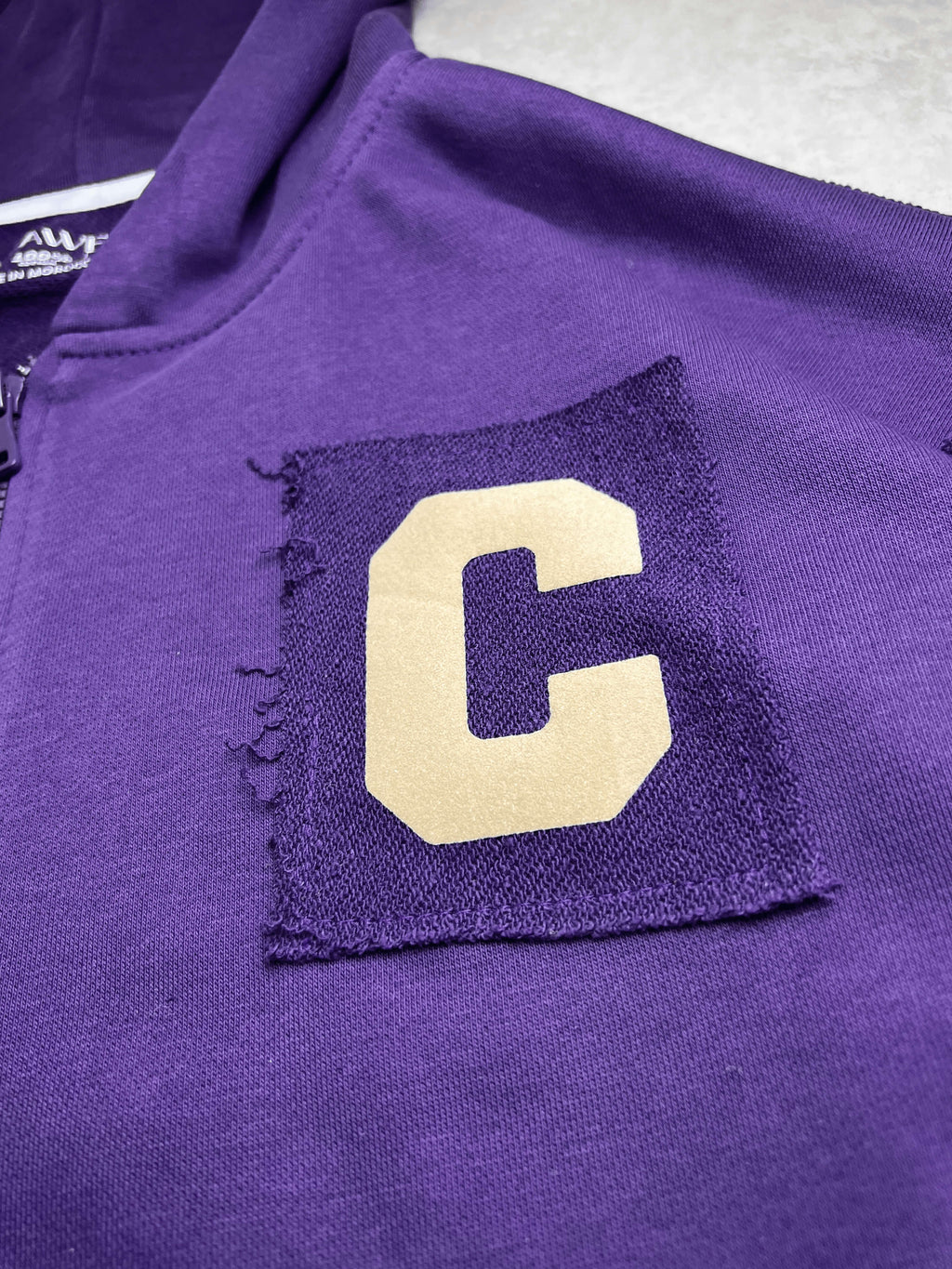 SFNL ZIPPER HOODIE - DARK LAVENDER