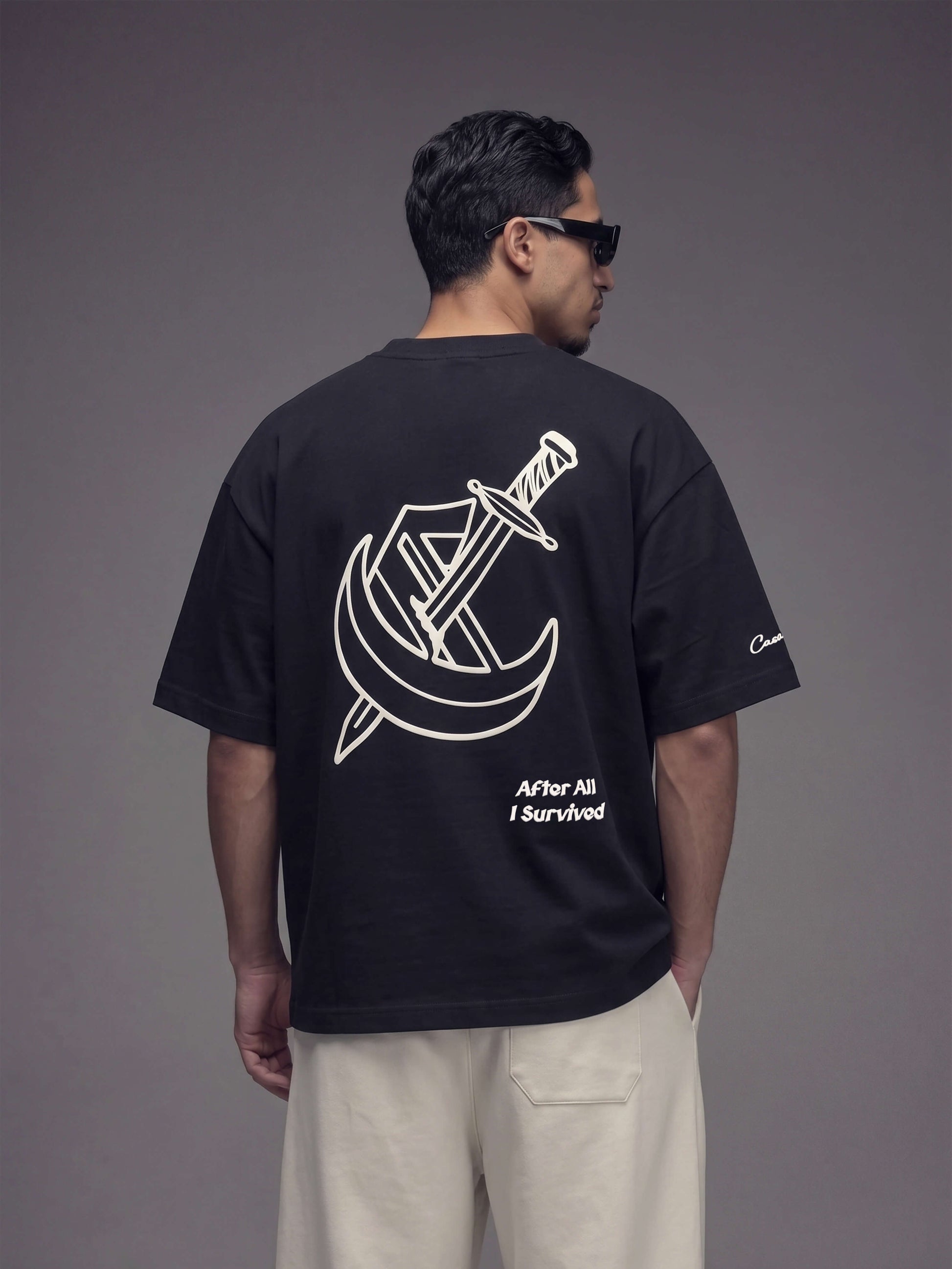 After All I Survived T-shirt - Black