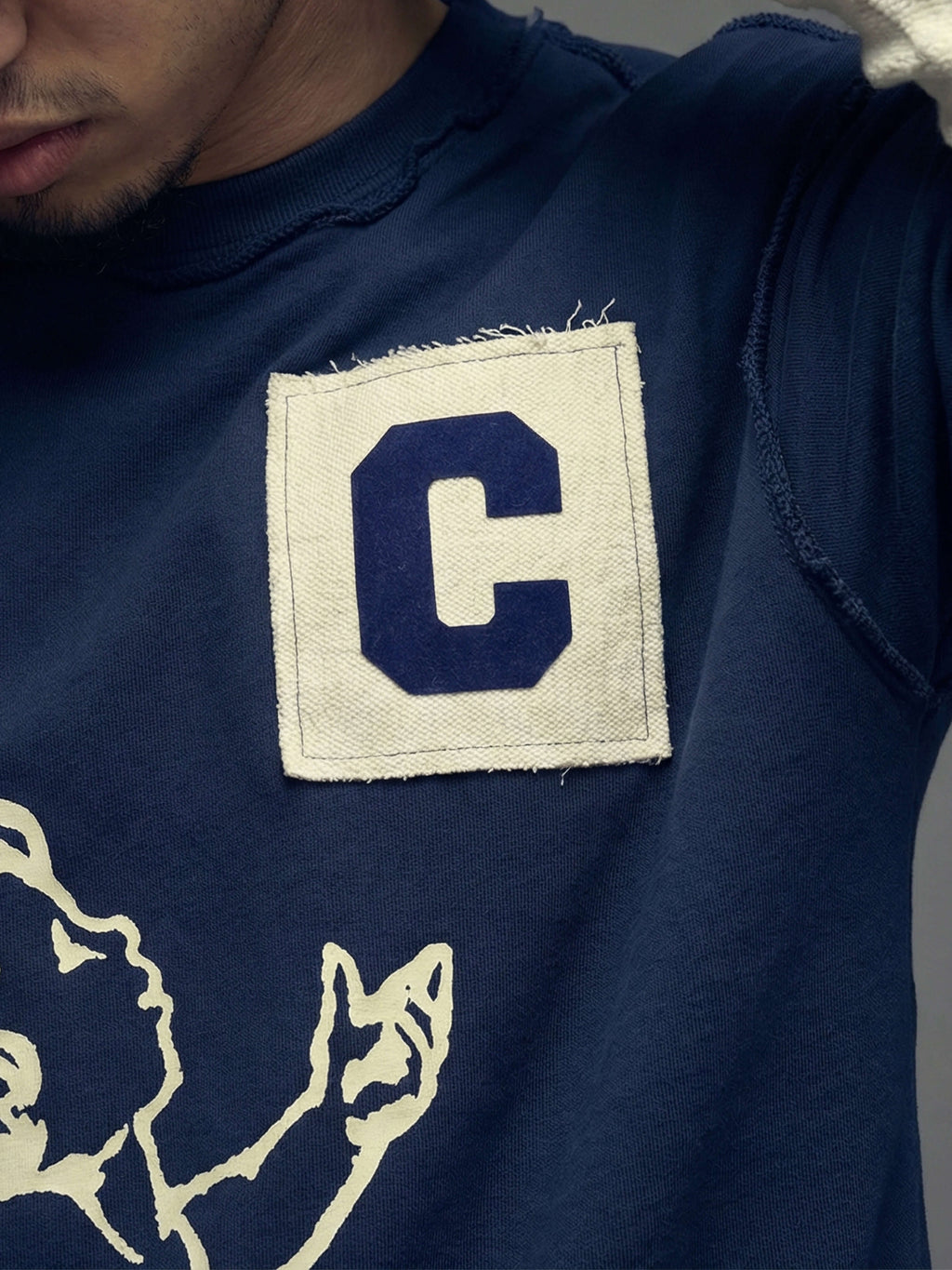 Reaching the top Double sleeves - Navy Blue