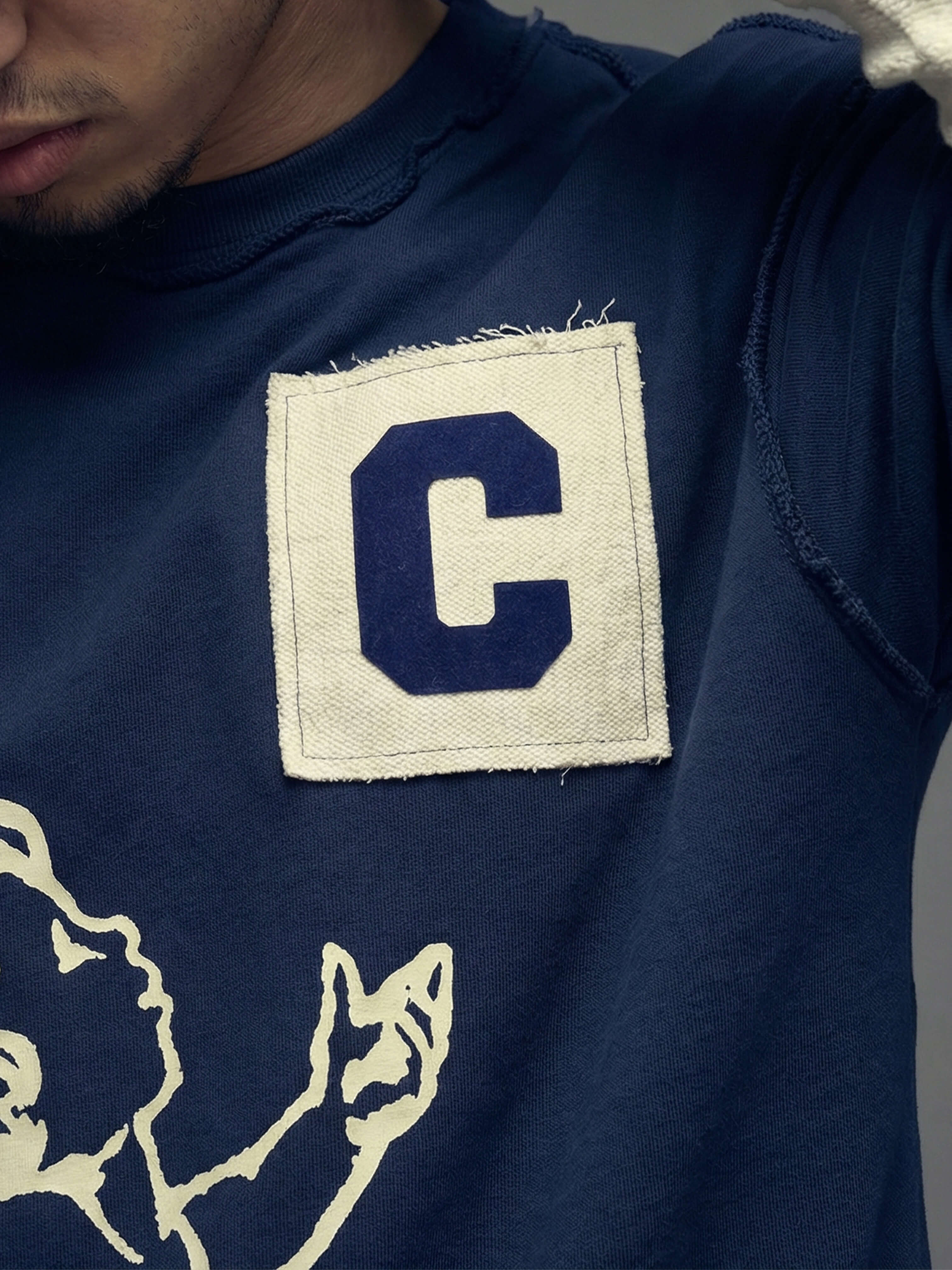 Reaching the top Double sleeves - Navy Blue