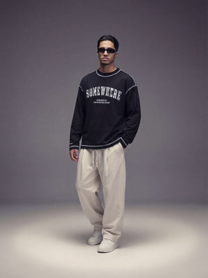 Somewhere Long Sleeves - Black