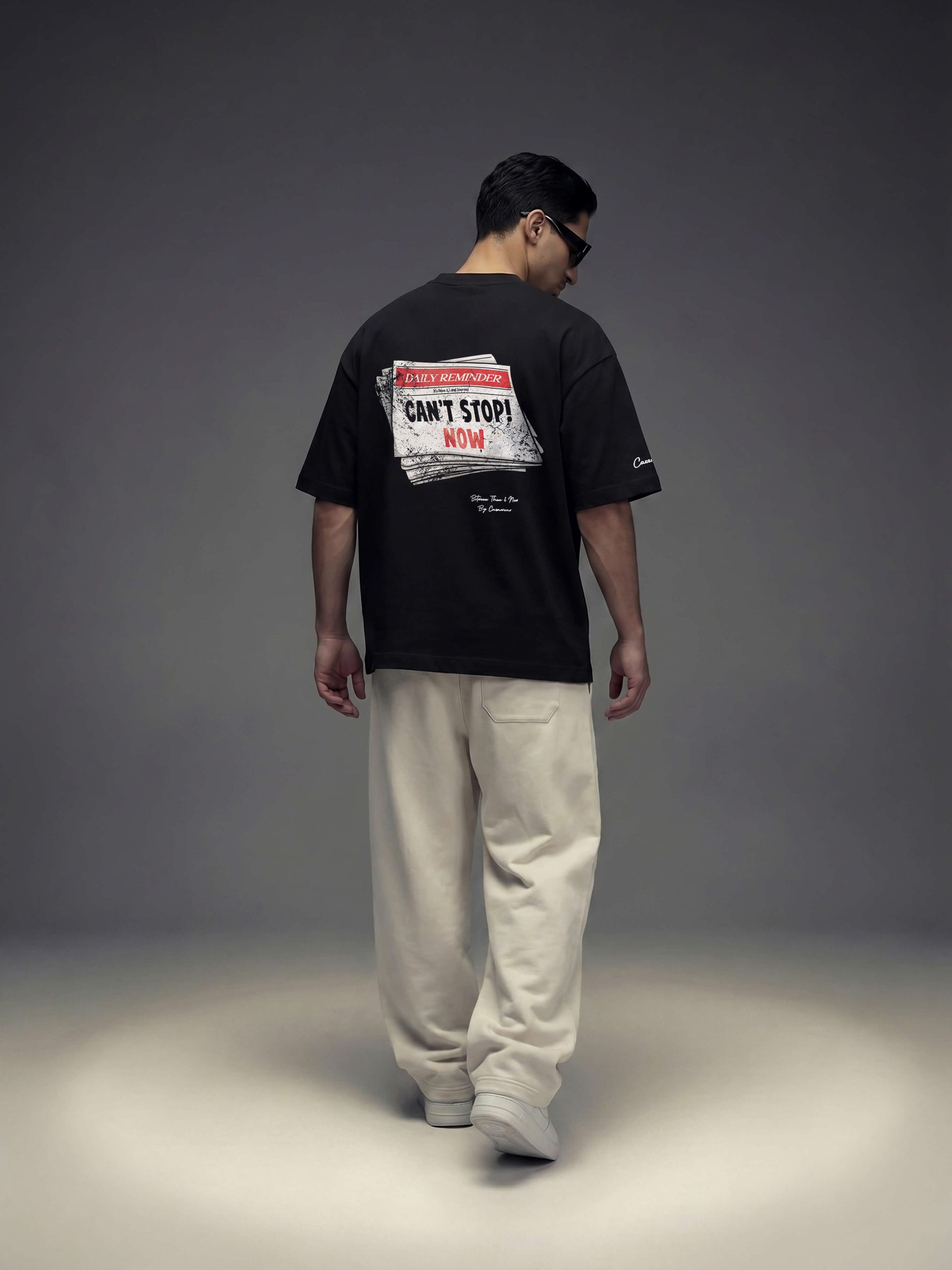 Can't Stop Now T-shirt - Black