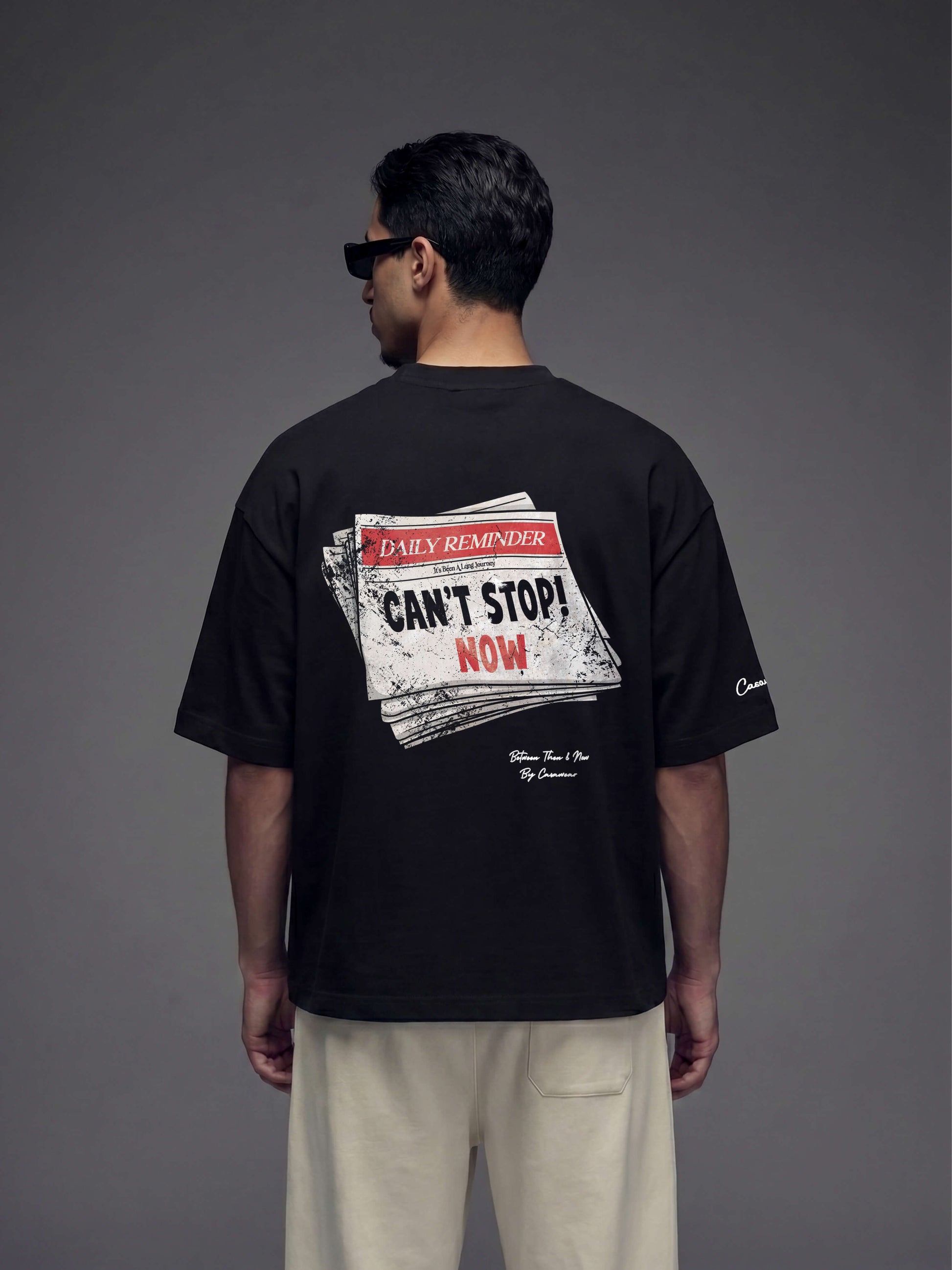 Can't Stop Now T-shirt - Black