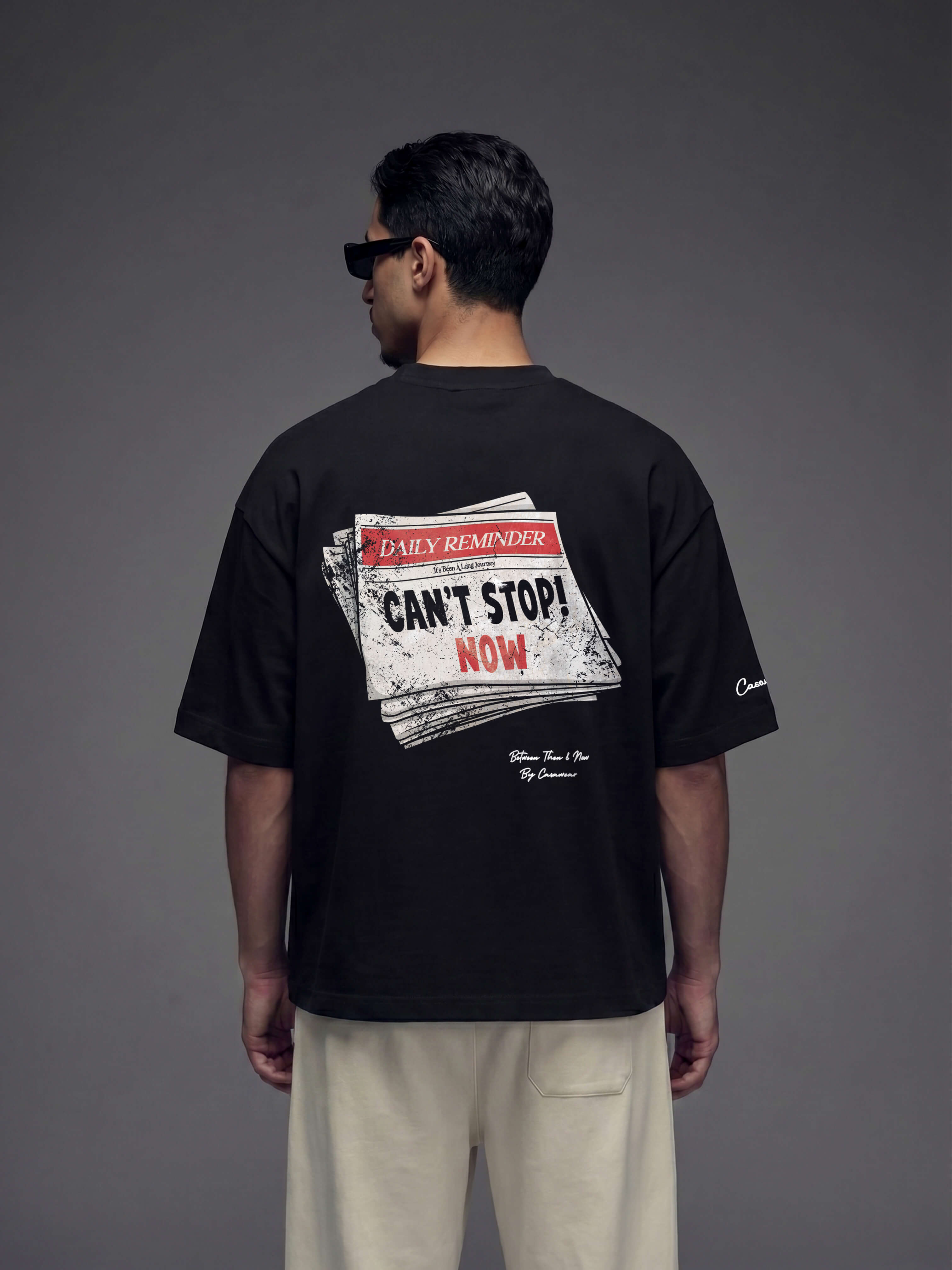 Can't Stop Now T-shirt - Black