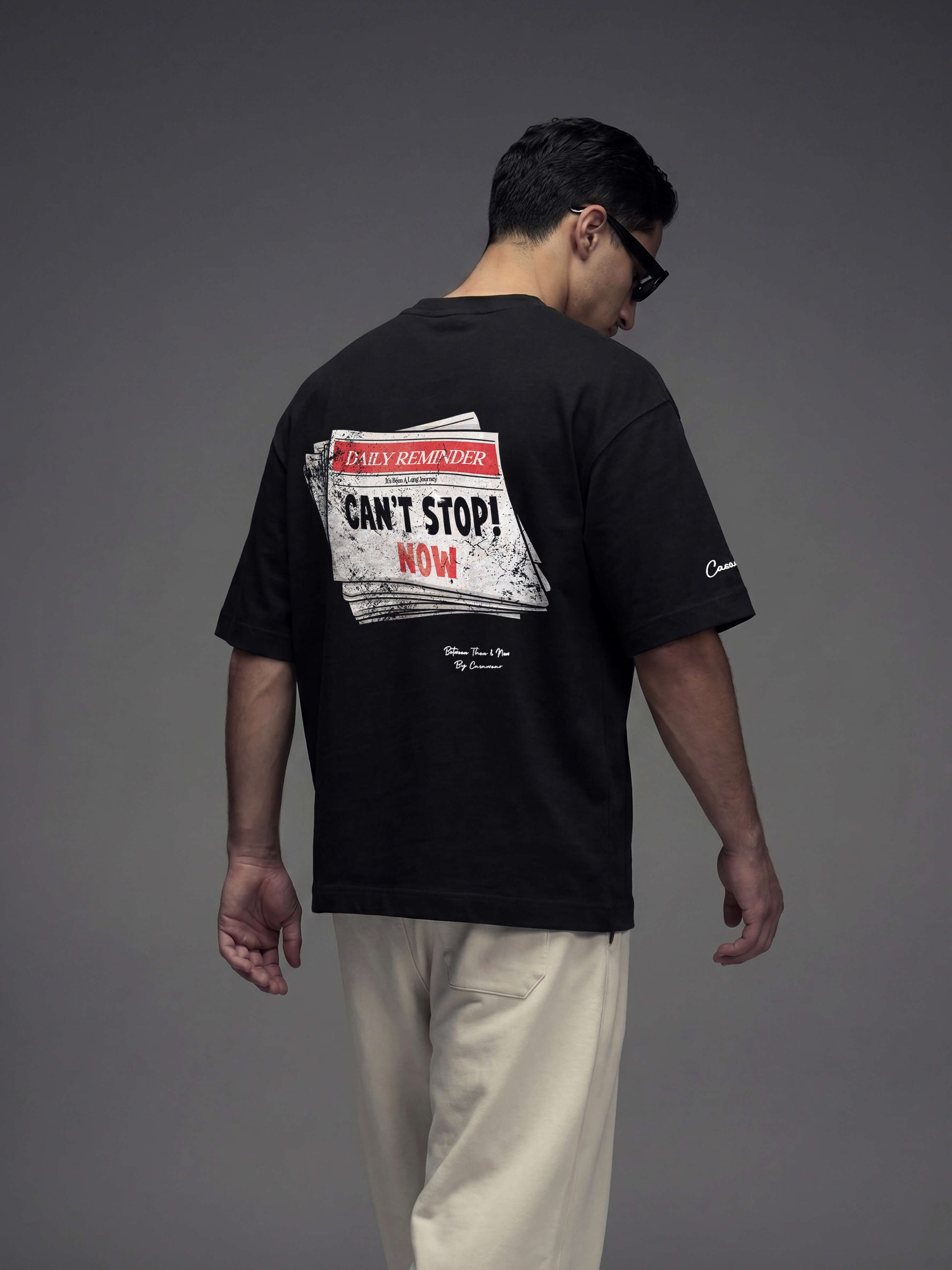 Can't Stop Now T-shirt - Black