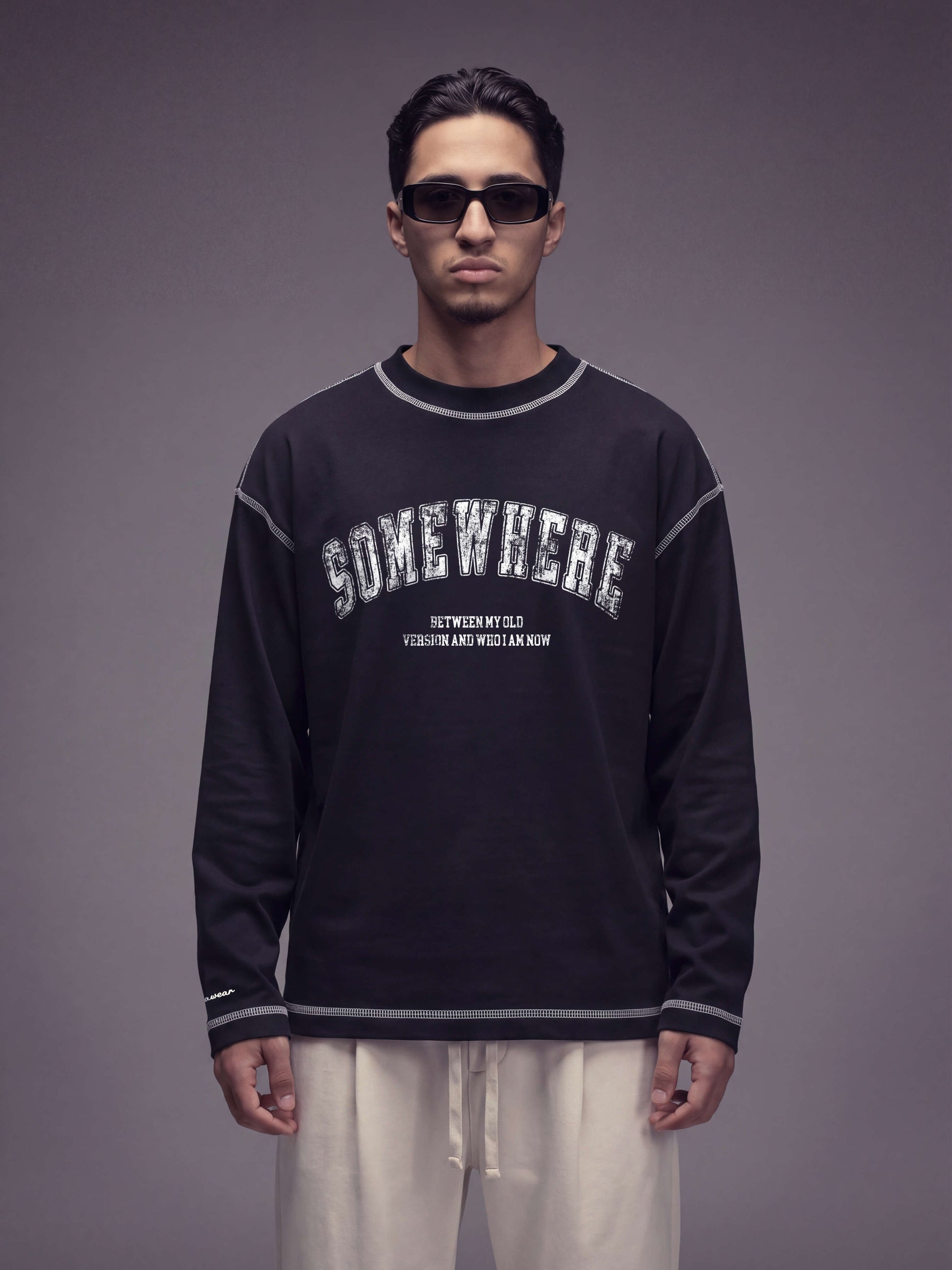 Somewhere Long Sleeves - Black