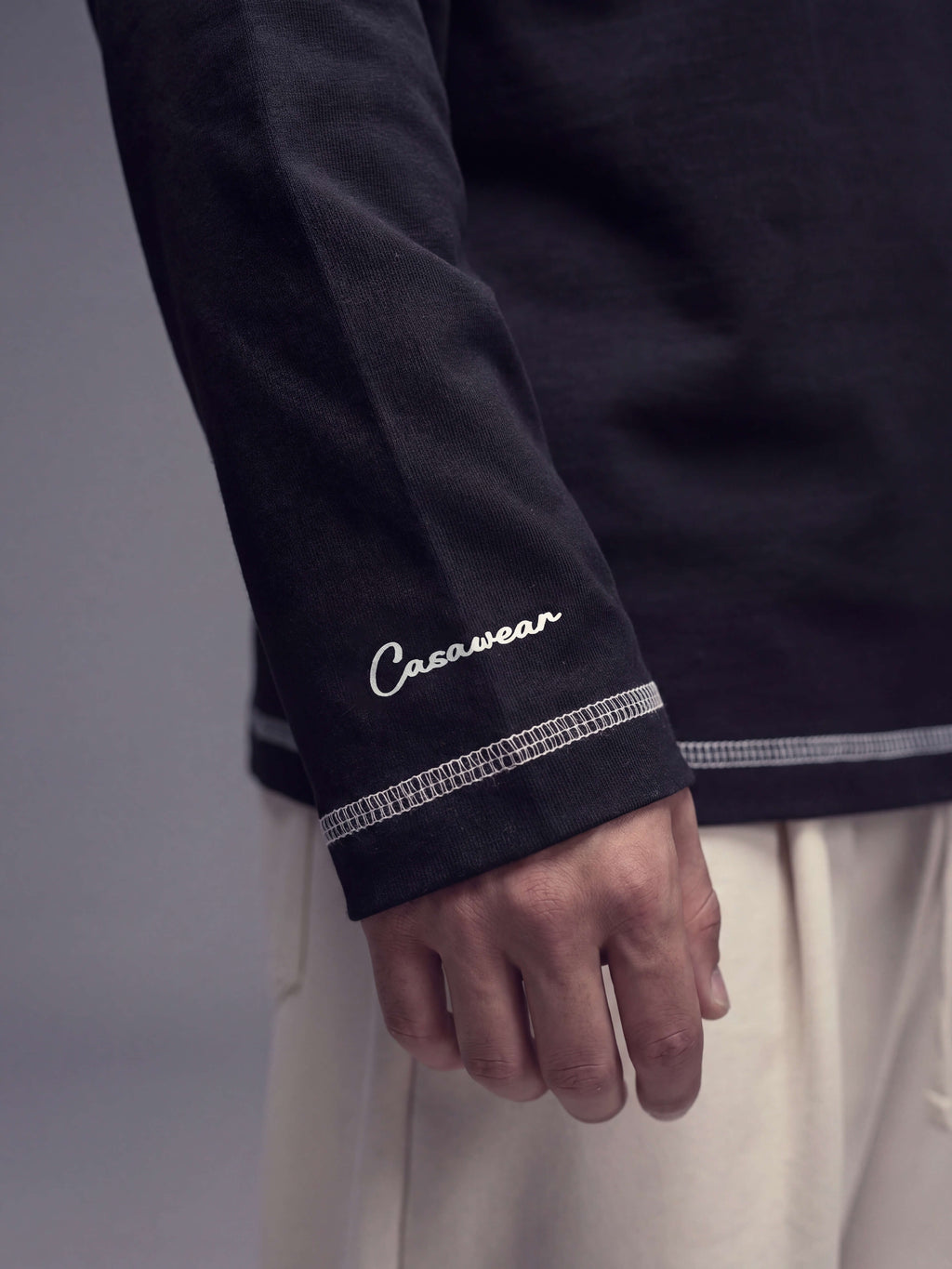 Somewhere Long Sleeves - Black