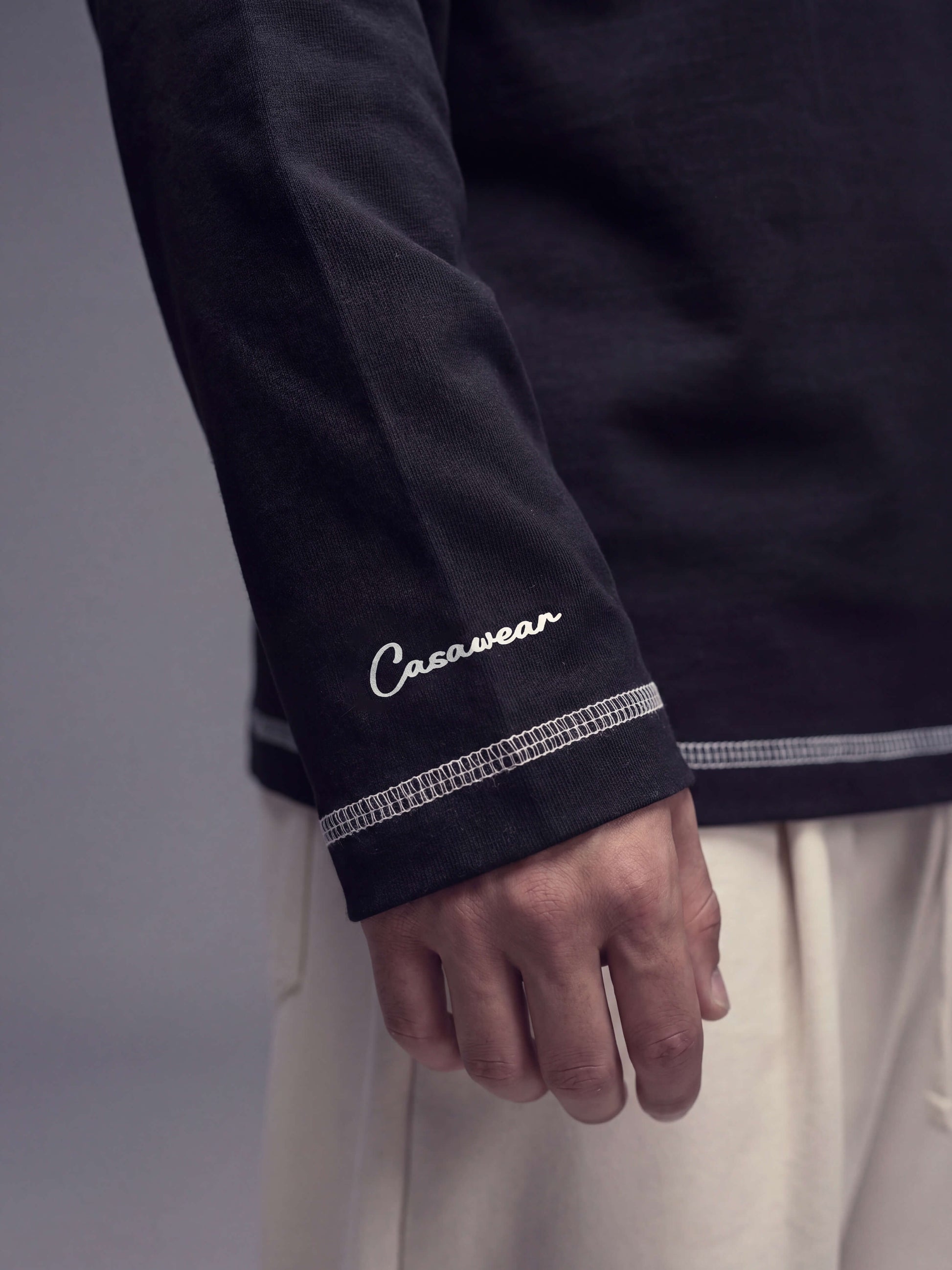 Somewhere Long Sleeves - Black