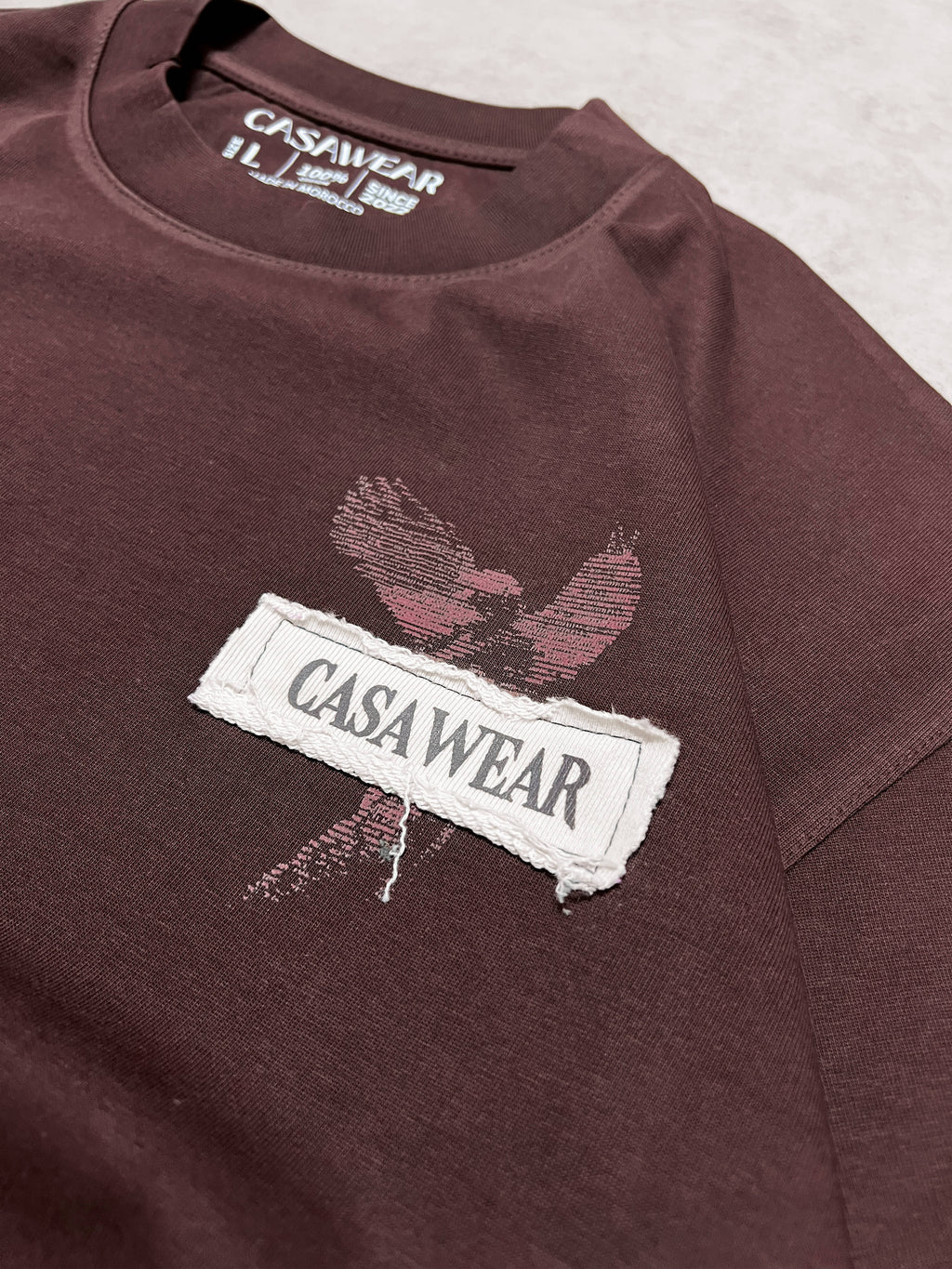 Guardian Patch Tee - Brown
