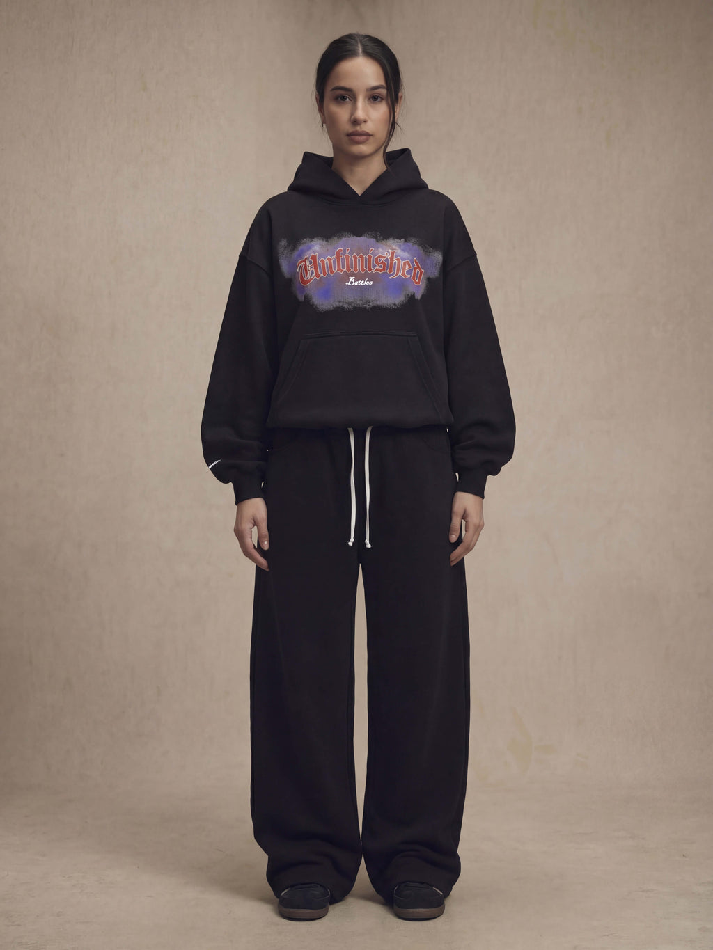 UNFINISHED BATTLES HOODIE - BLACK