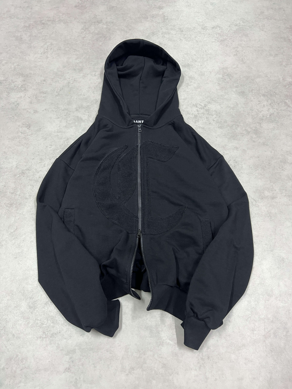 Signature double zipper V3 - Black