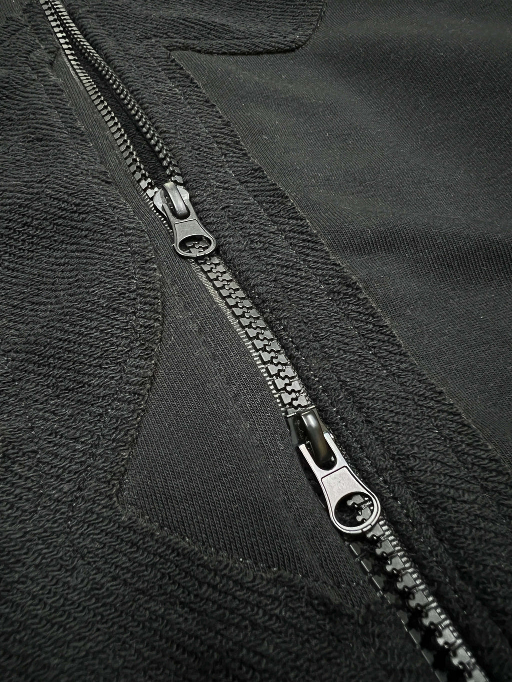 Signature double zipper V3 - Black