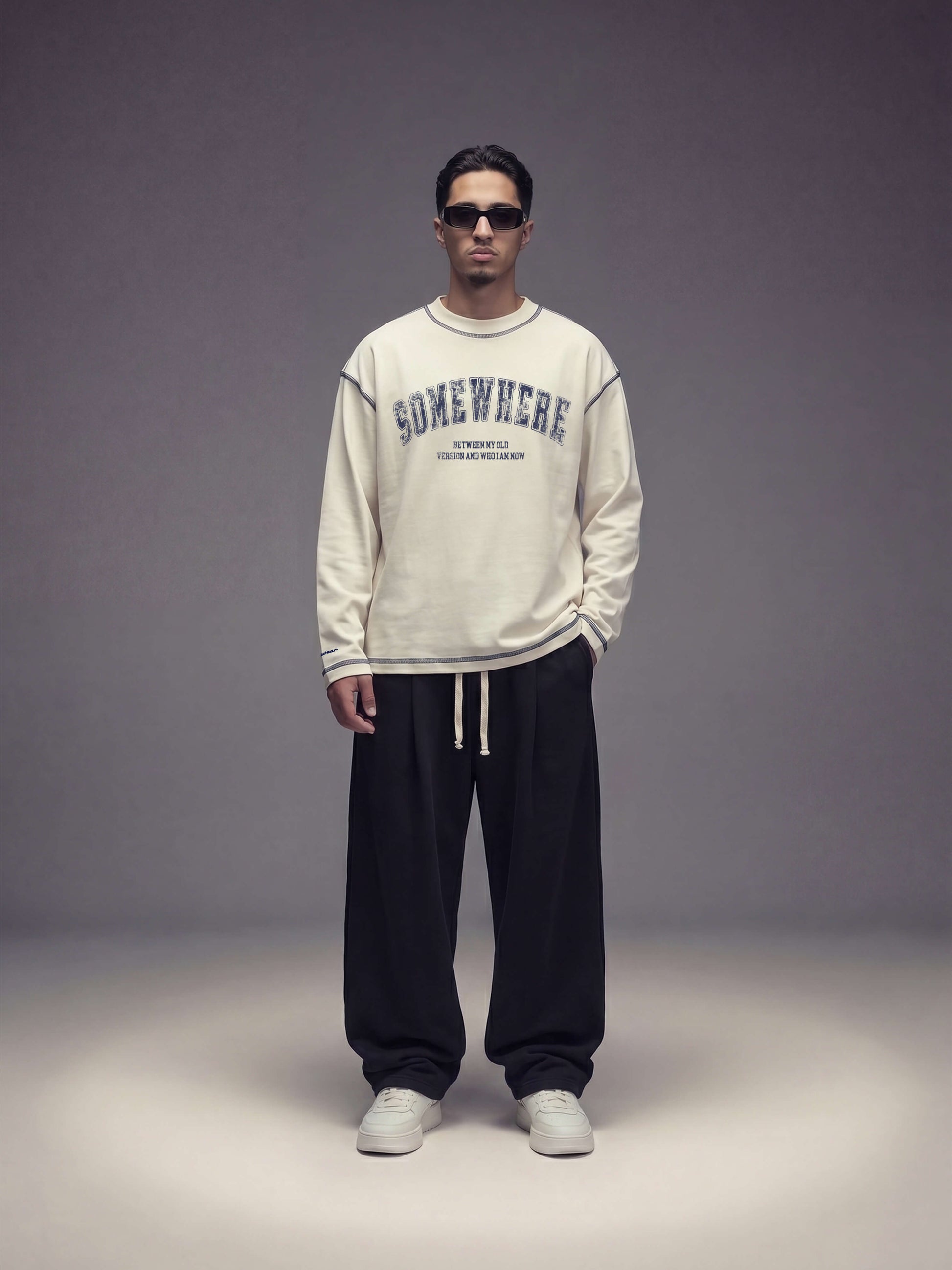 Somewhere Long Sleeves - Creamy Milk