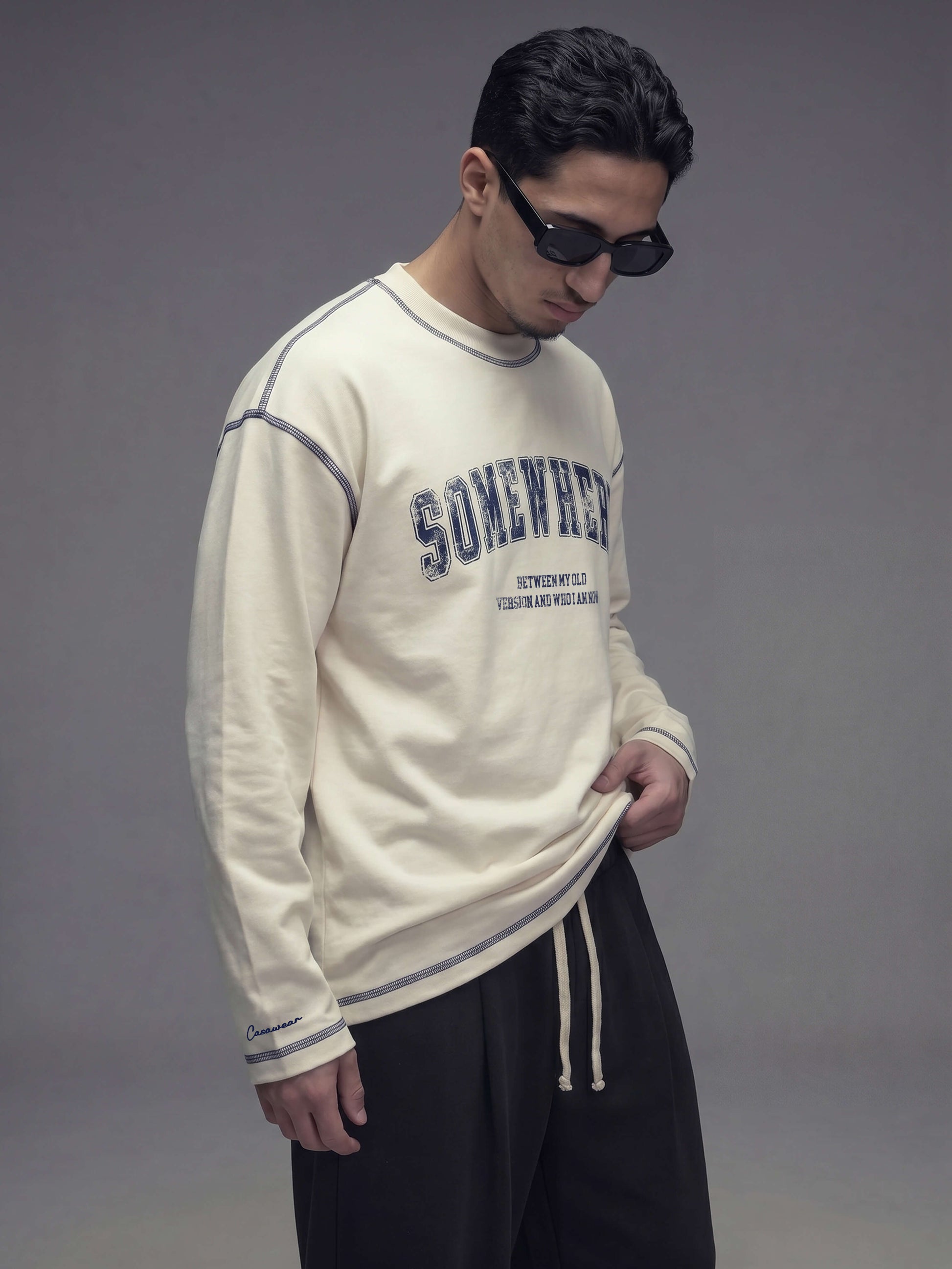 Somewhere Long Sleeves - Creamy Milk