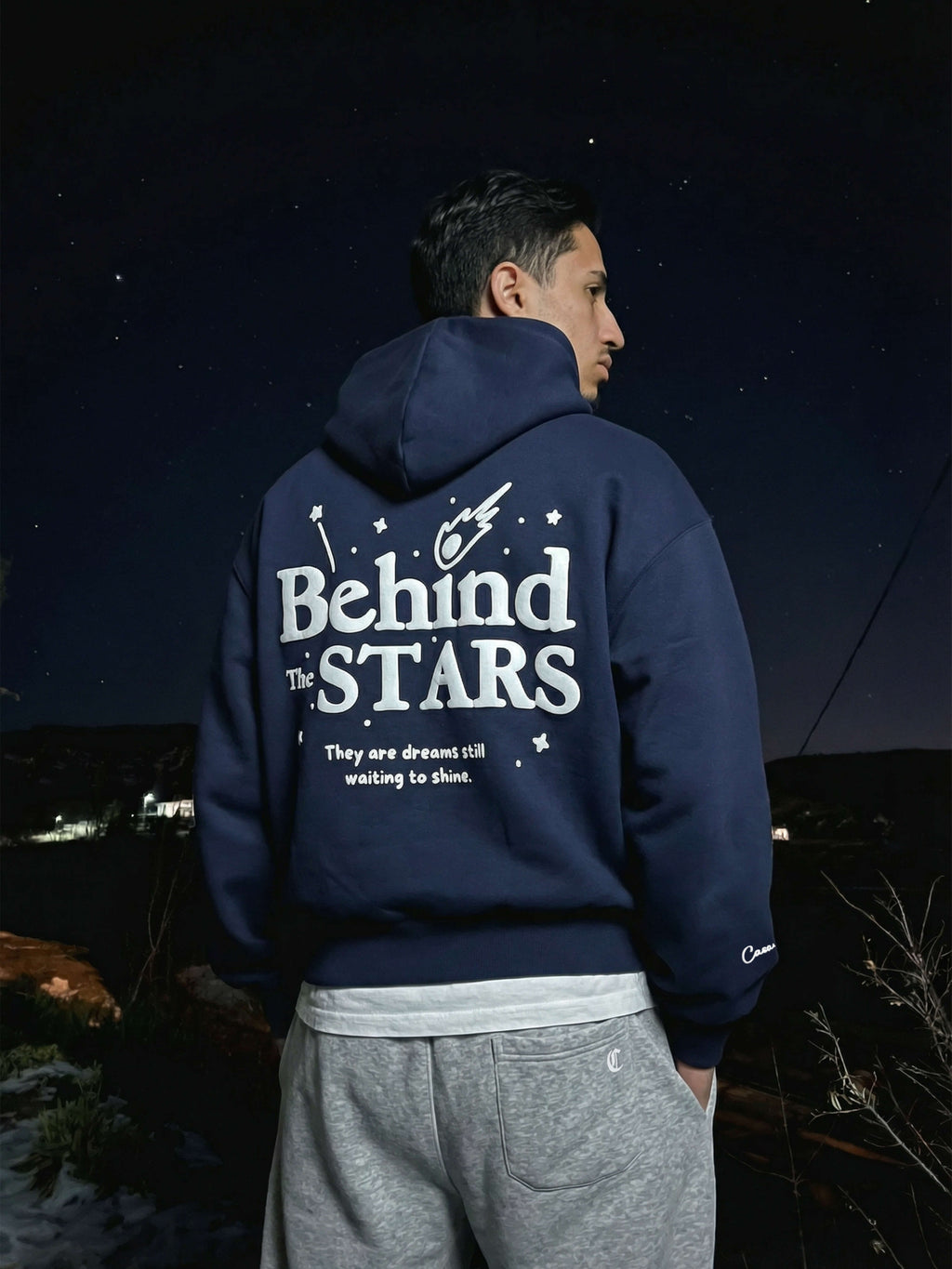 BEHIND THE STARS - MIDNIGHT BLUE