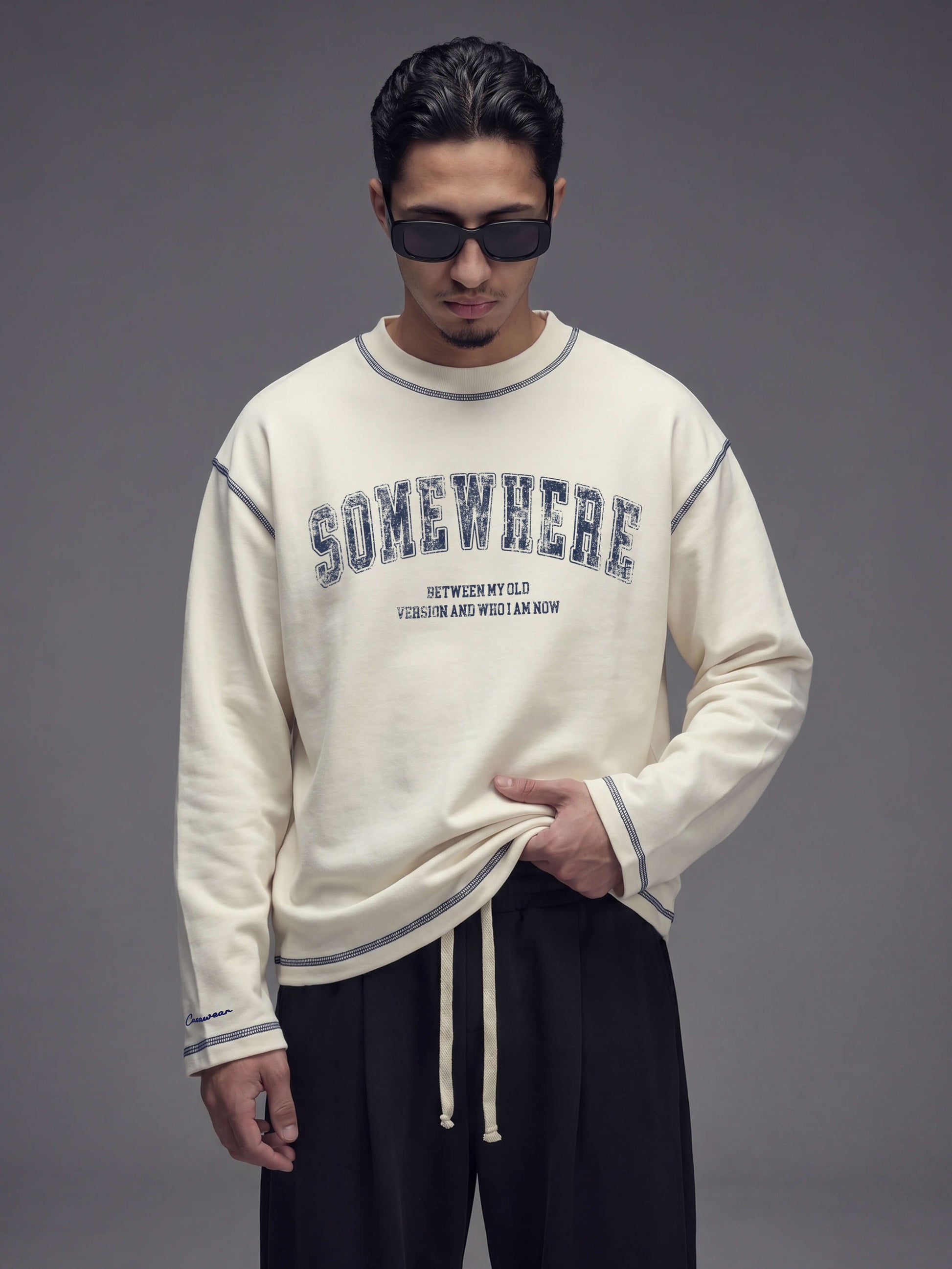 Somewhere Long Sleeves - Creamy Milk