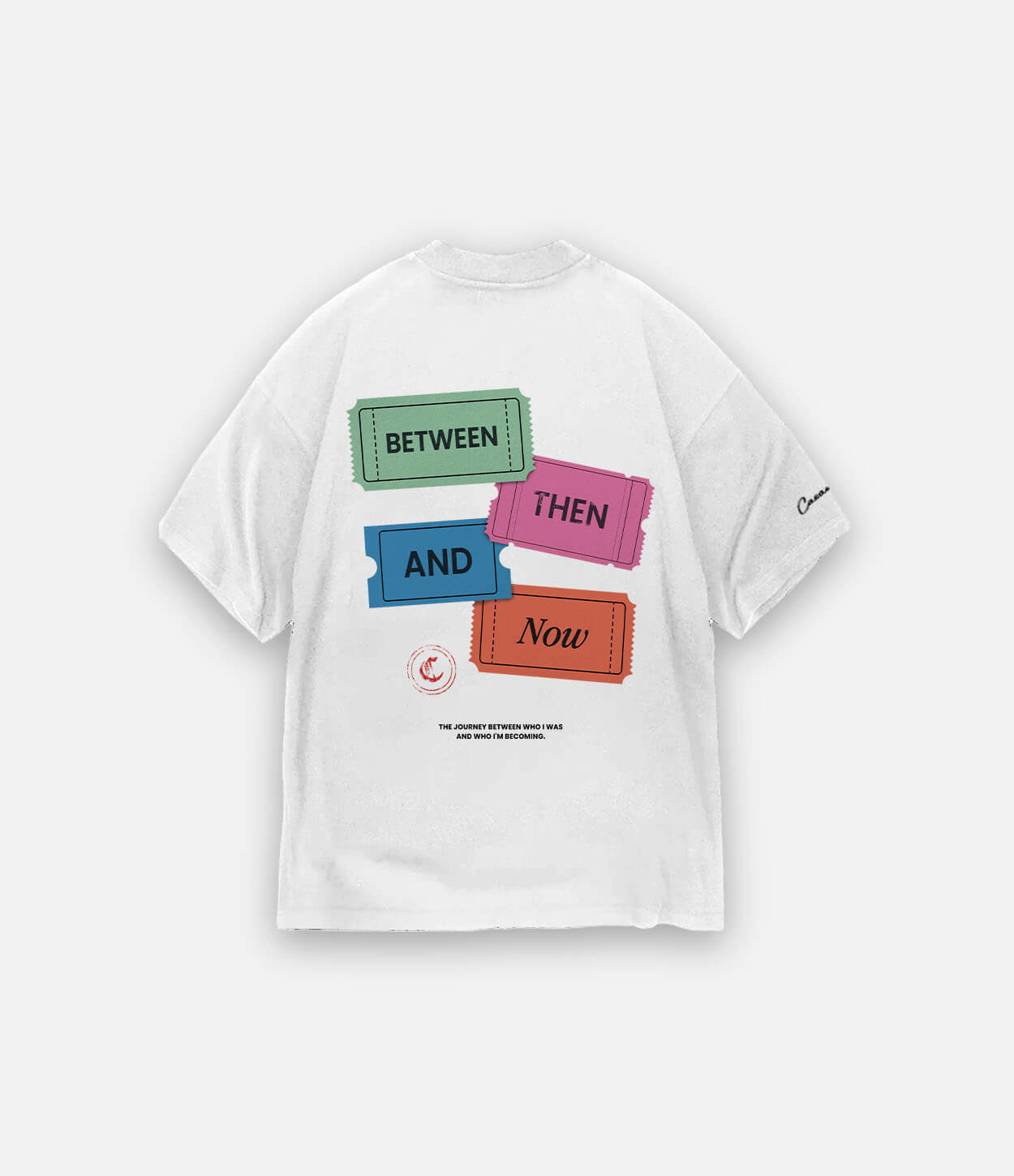 Between Then & Now T-shirt - White