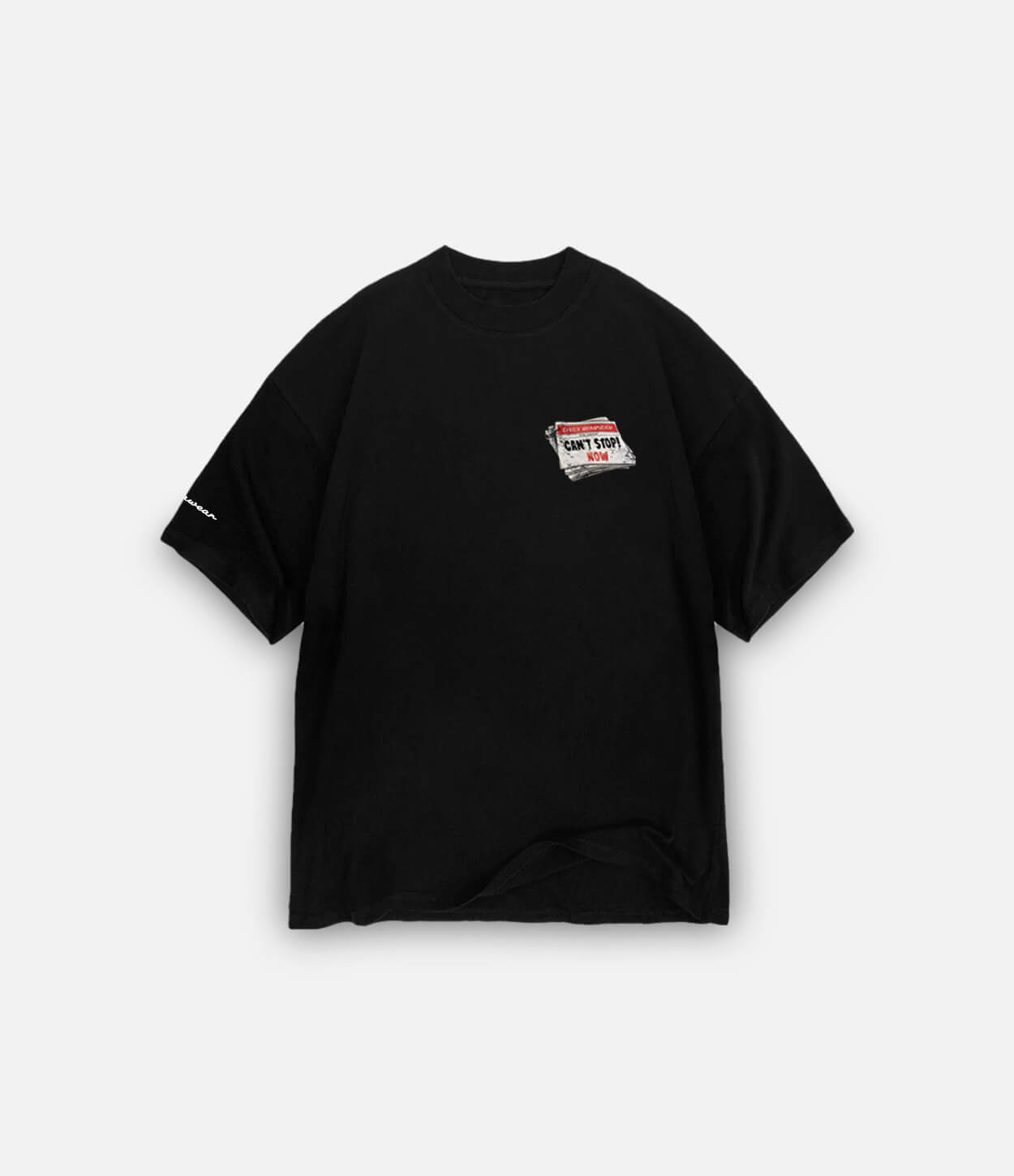 Can't Stop Now T-shirt - Black