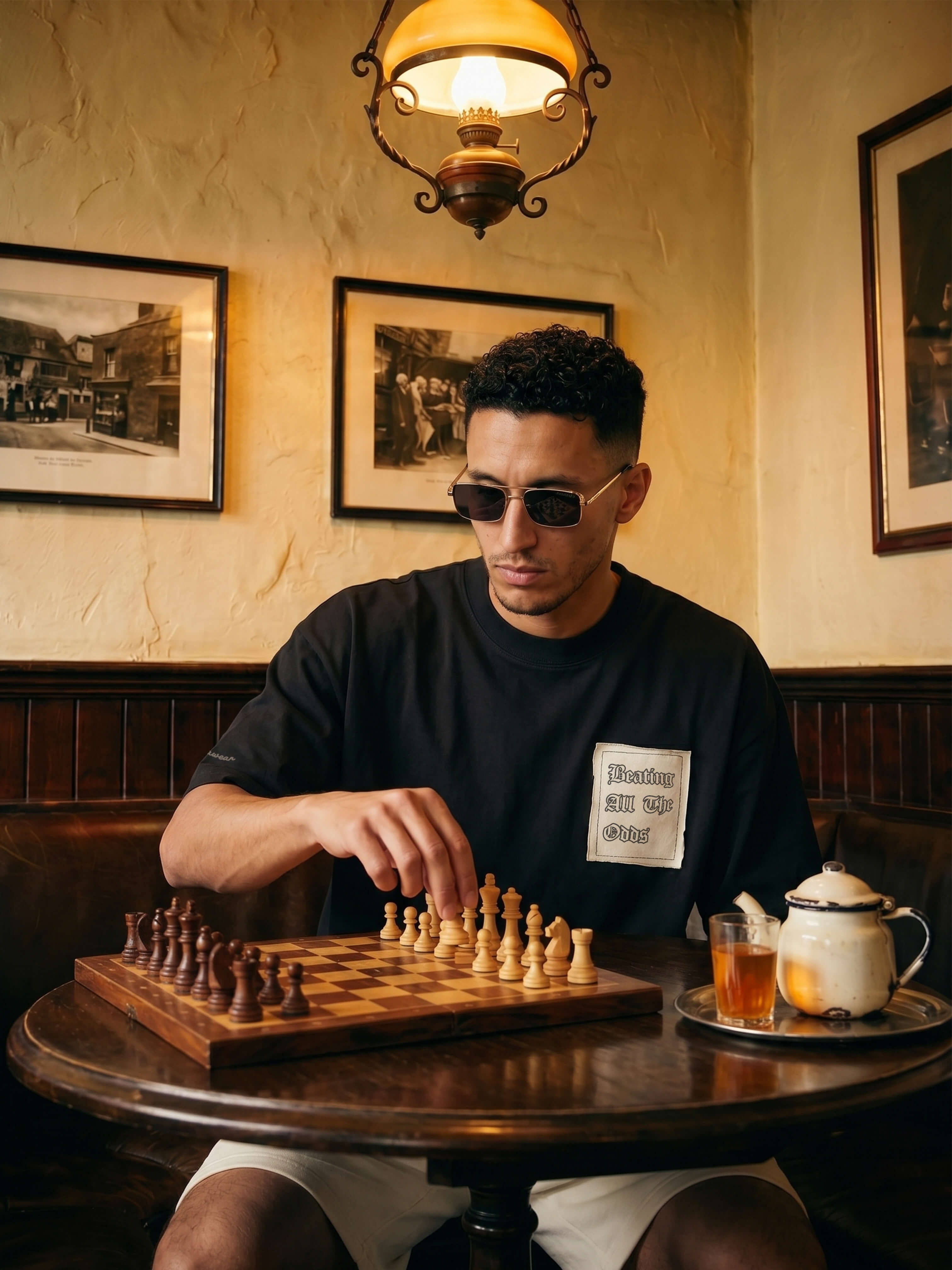 Checkmate V2 Patch Tee - Black