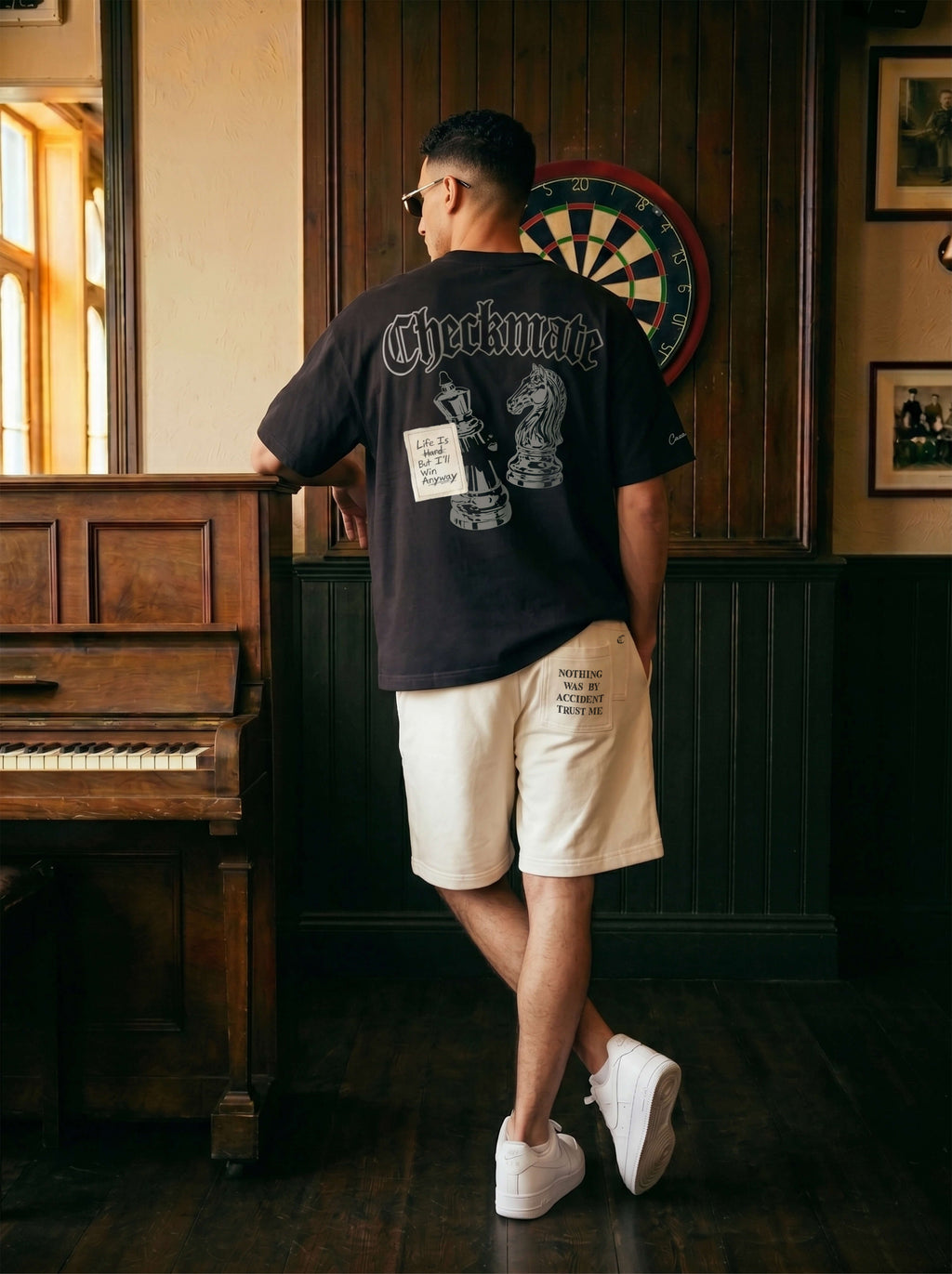 Checkmate V2 Patch Tee - Black