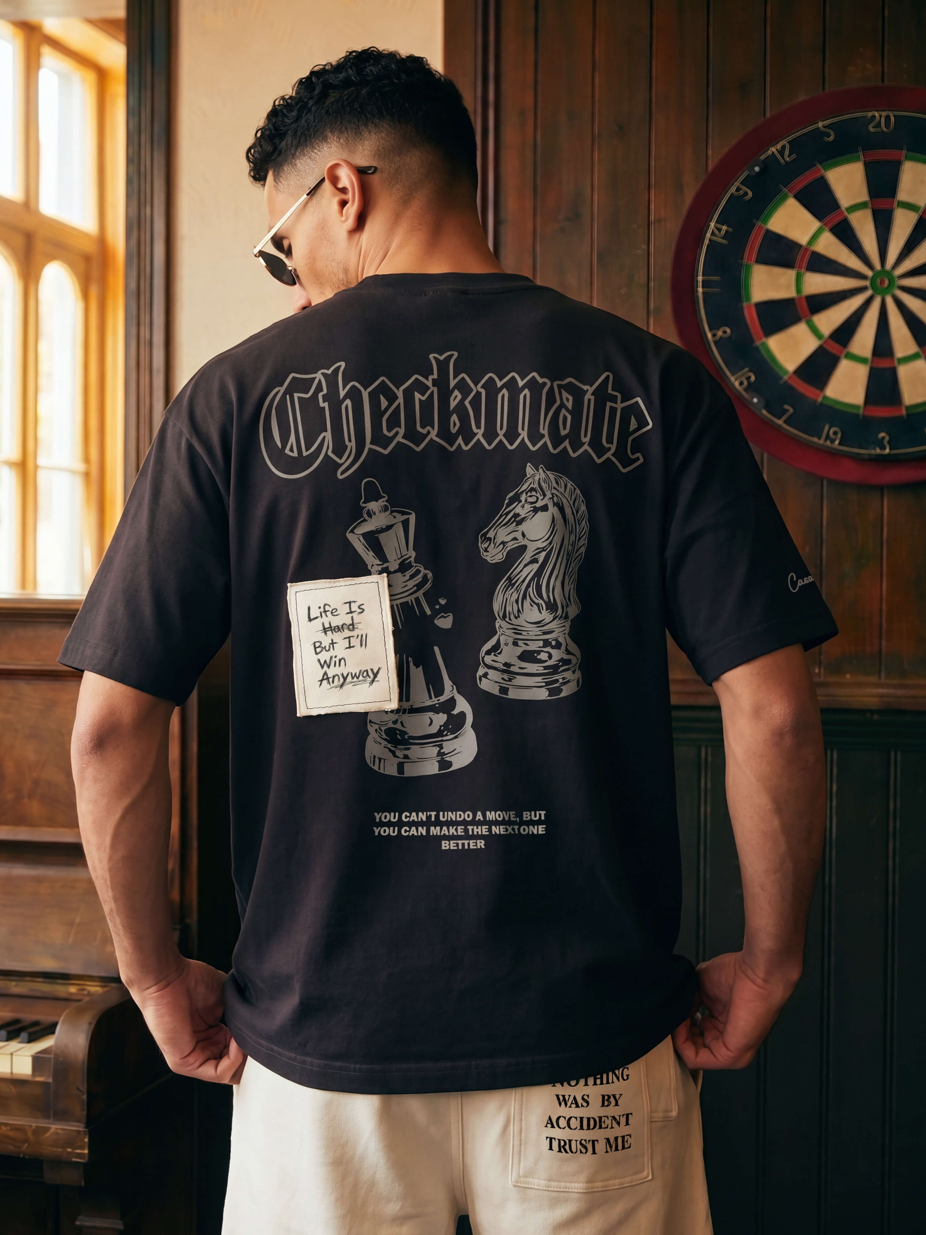 Checkmate V2 Patch Tee - Black