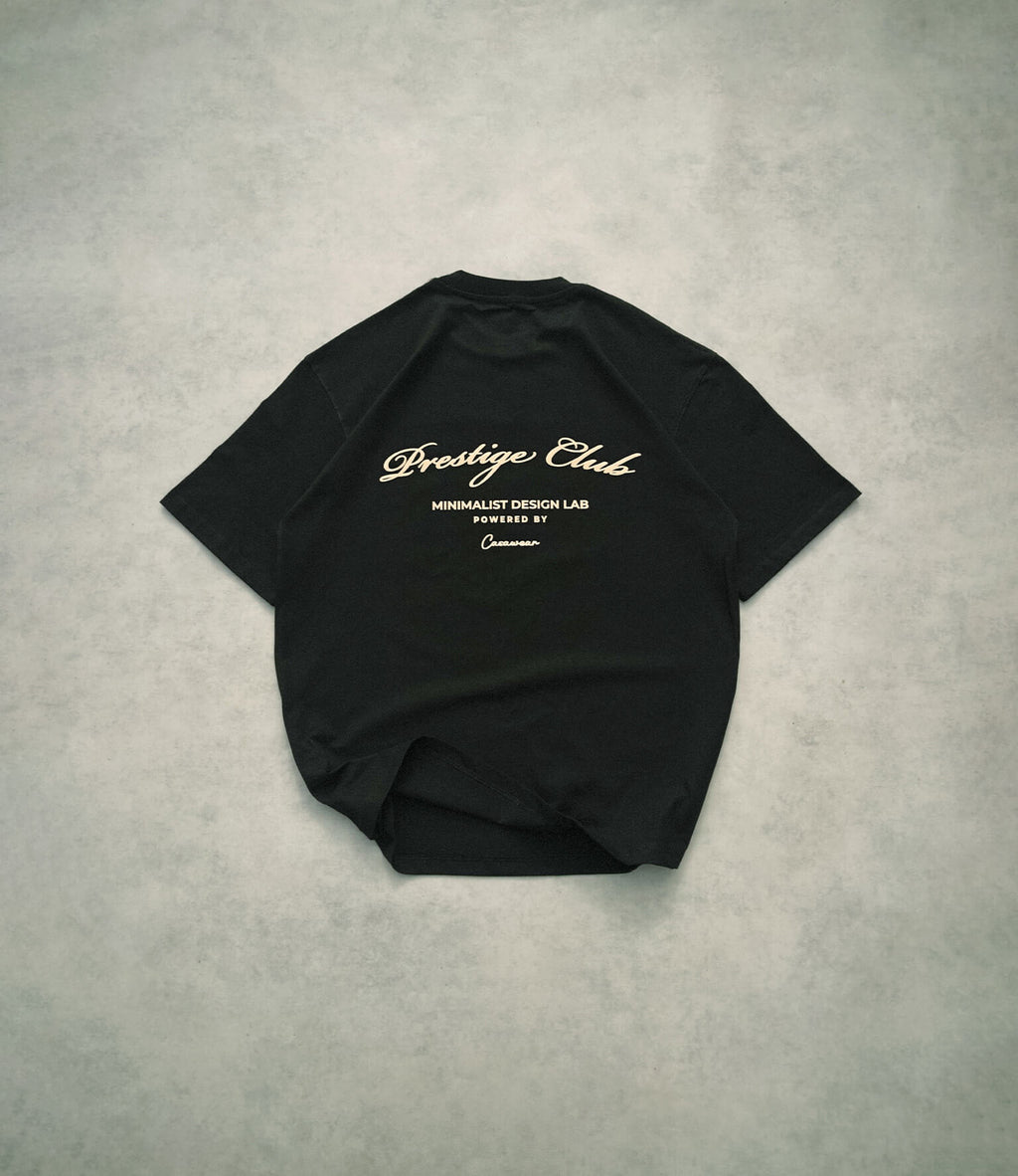 PRESTIGE CLUB V2 TEE - BLACK