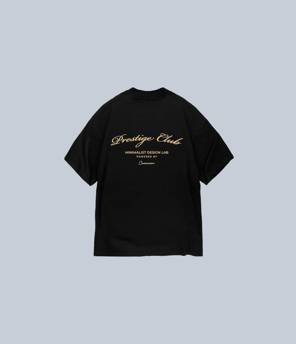 PRESTIGE CLUB V2 TEE - BLACK