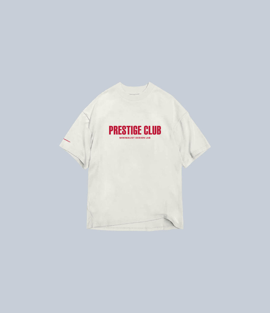 prestige club tee - ecru