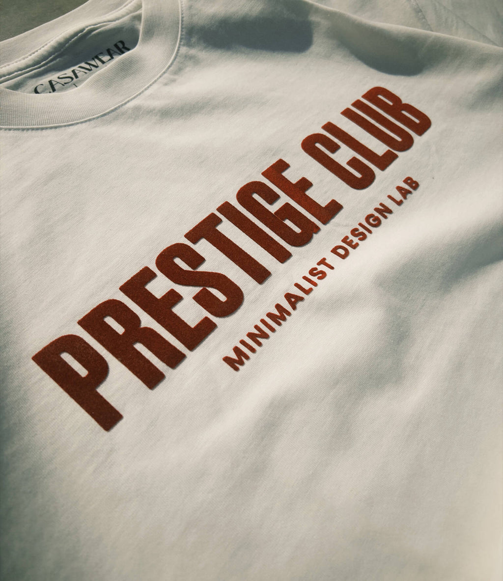 prestige club tee - ecru