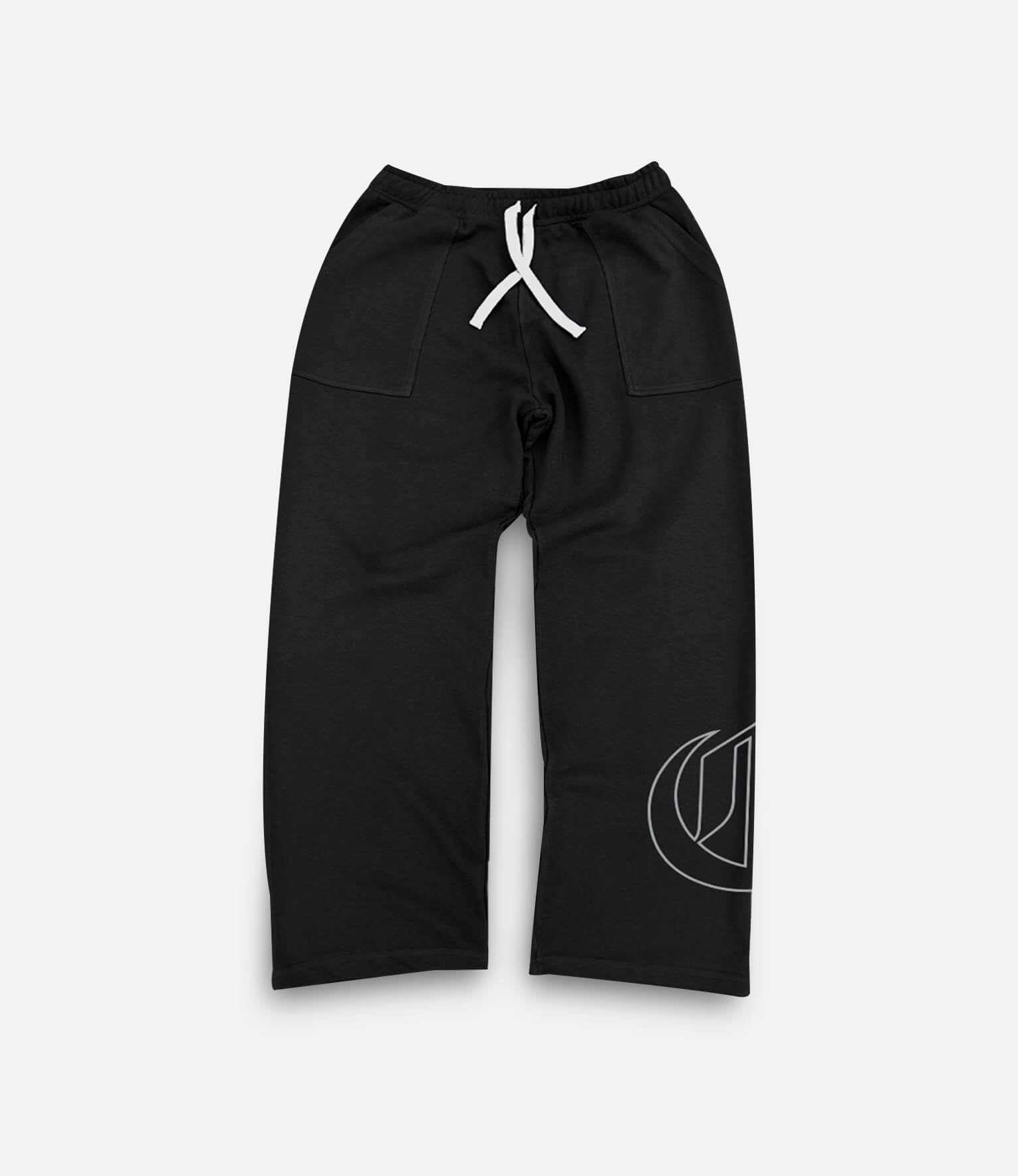 signature straight-leg - black