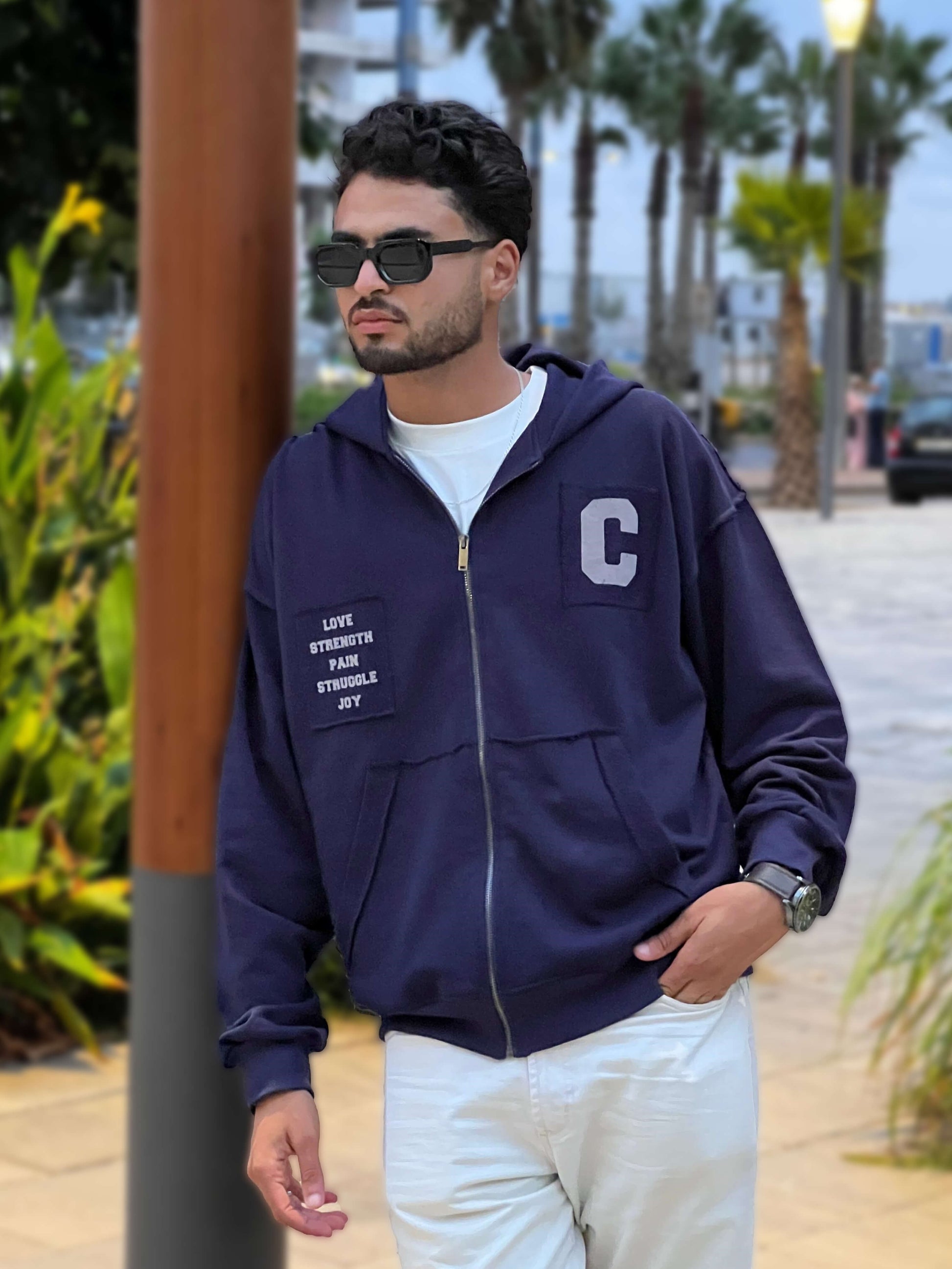 some feelings never leave - ZIPPER HOODIE