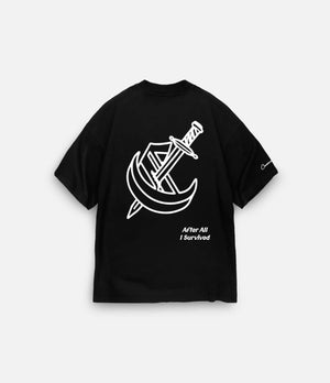 After All I Survived T-shirt - Black
