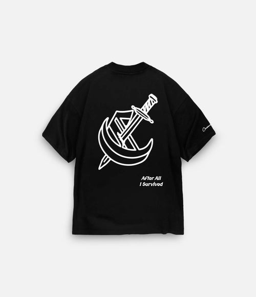 After All I Survived T-shirt - Black