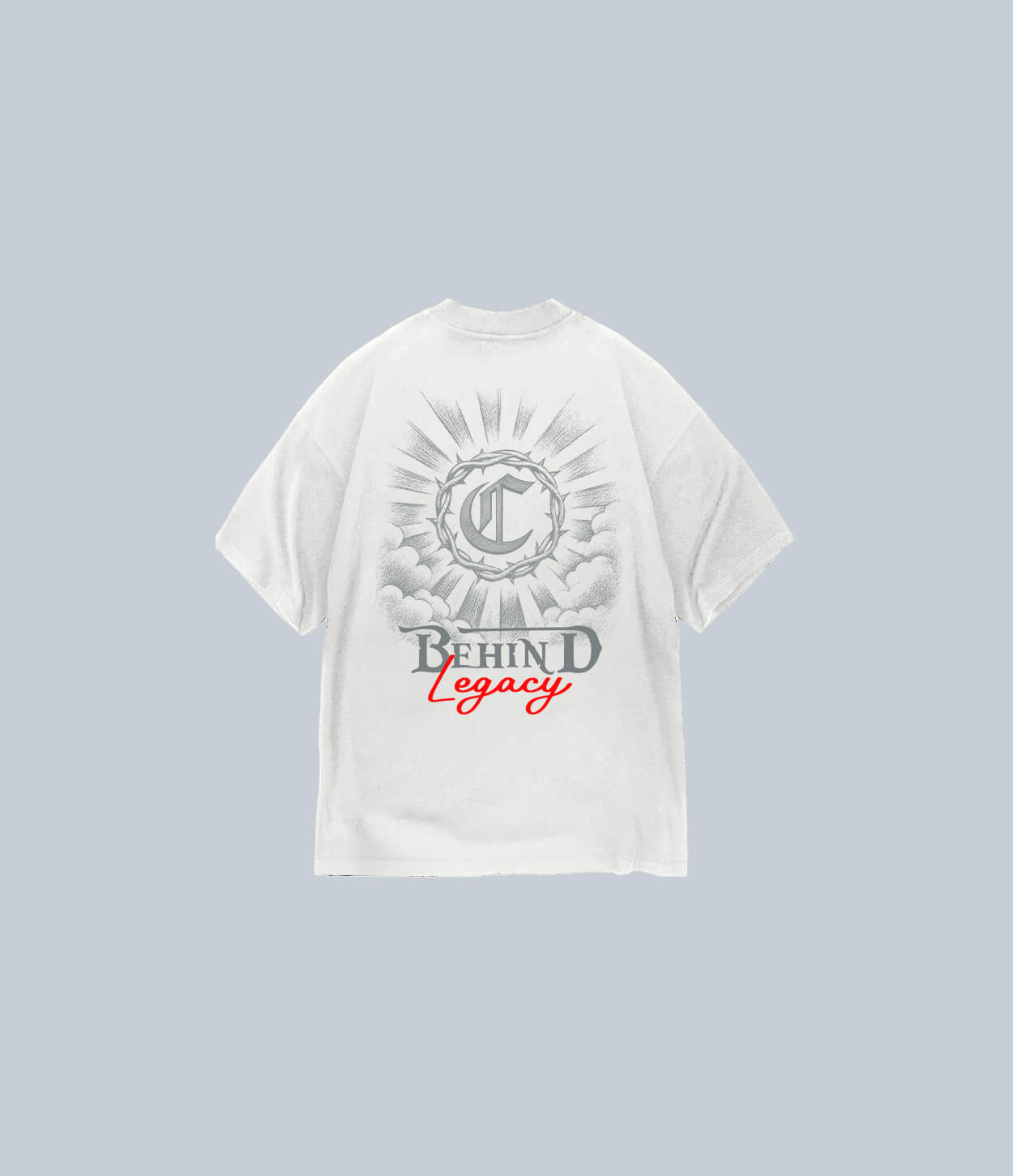 behind legacy graphic tee