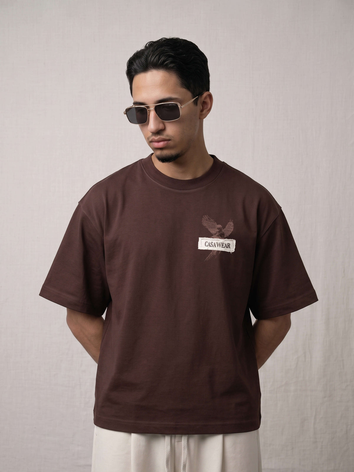 Guardian Patch Tee - Brown