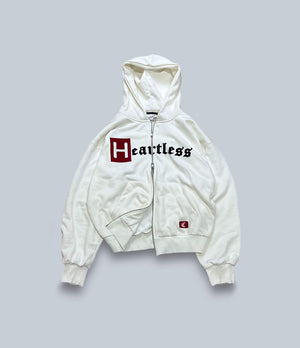 HEARTLESS DOUBLE ZIPPER - ECRU WHITE
