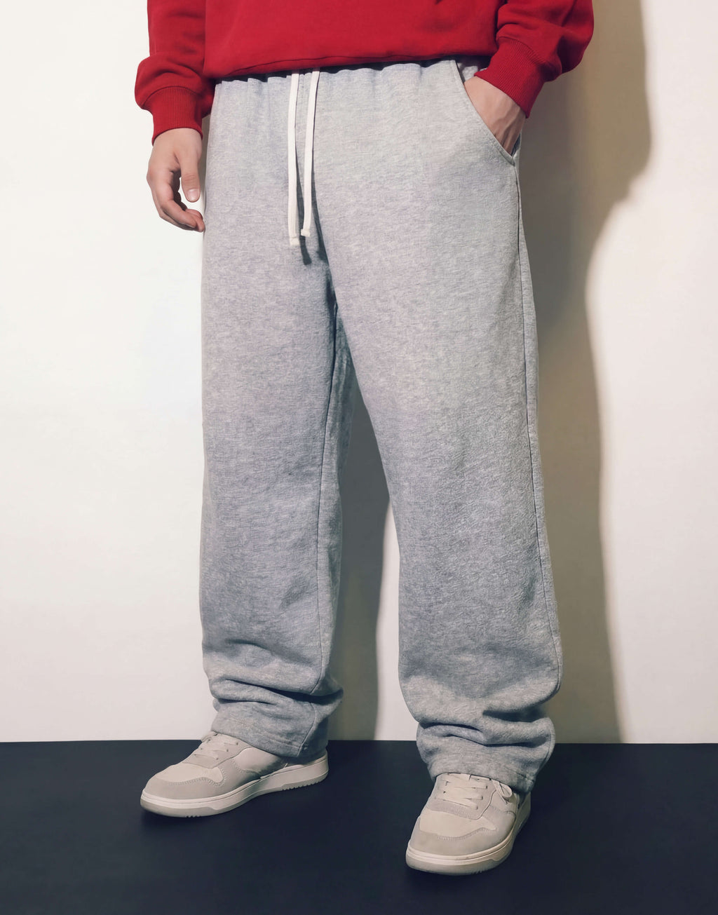 SIGNATURE baggy sweatpant - Gray noise