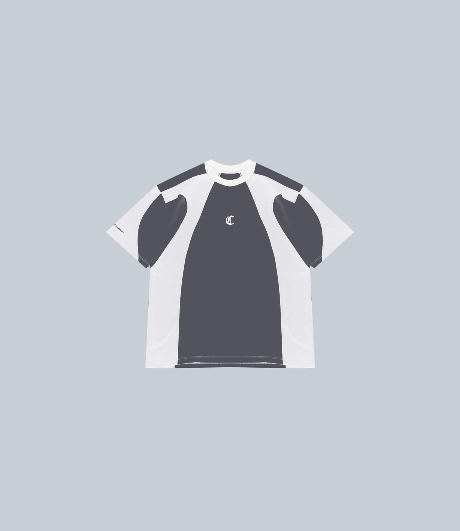 orca patch tee – dusty gray