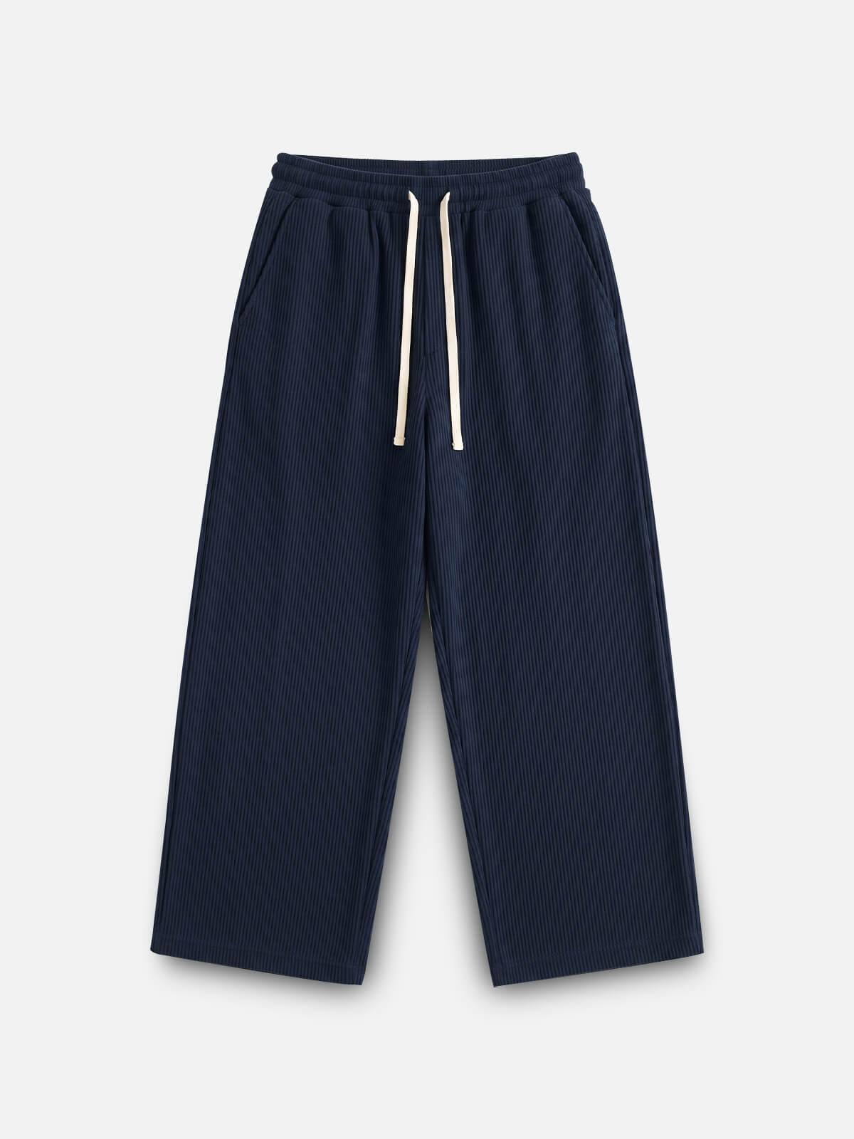PC Straight Wide Leg Pant - Navy Blue